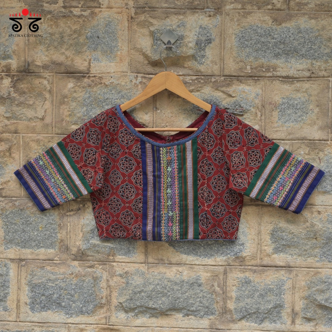 Khun - Lambani - Ajrak Hand Crafted Blouse