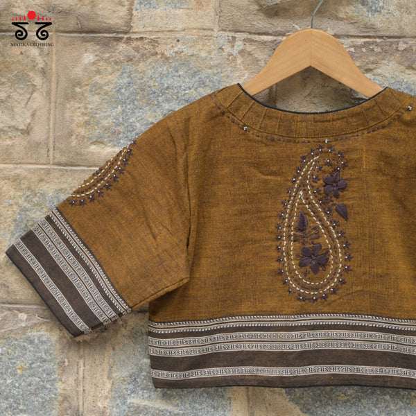 Chikan Hand - Embroidered Blouse