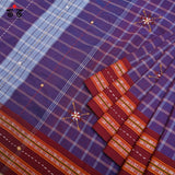 Kunbi Hand - Embroidered Saree
