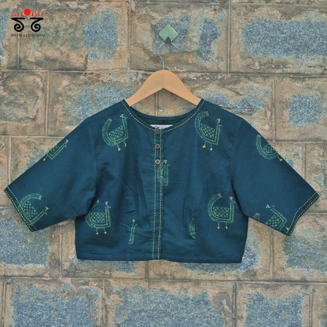 Morni - Hand Embroidered Blouse