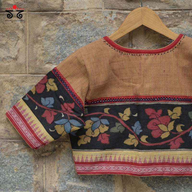 Pen Kalamkari Ponduru Blouse