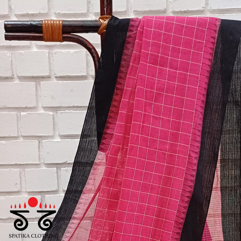 Checkered - Ponduru Handspun Cotton Saree