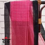 Checkered - Ponduru Handspun Cotton Saree