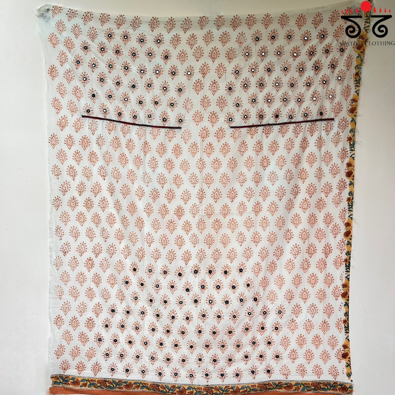 Hand Embroidered Blouse Fabric