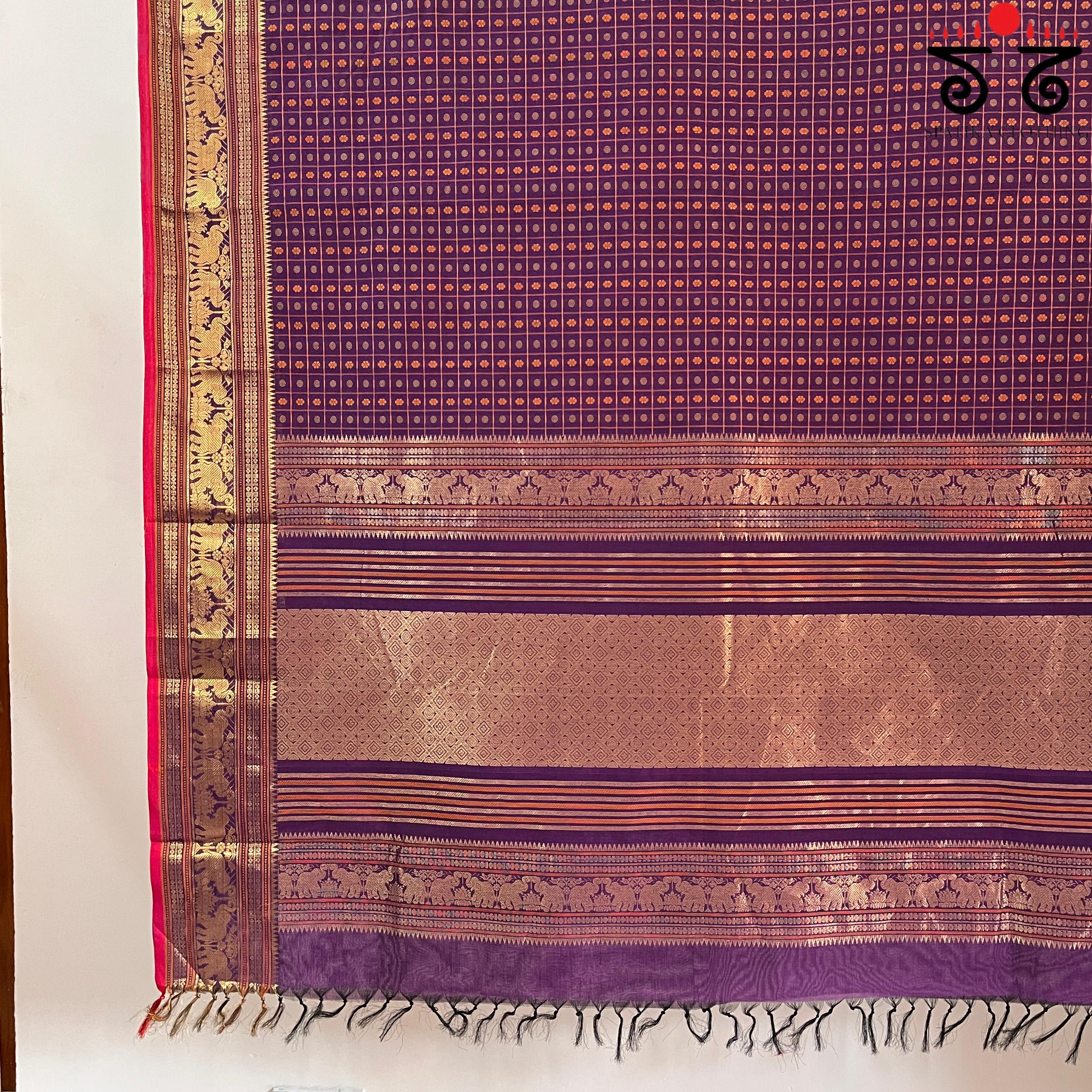 Vintage Kanjivaram Saree in Cotton
