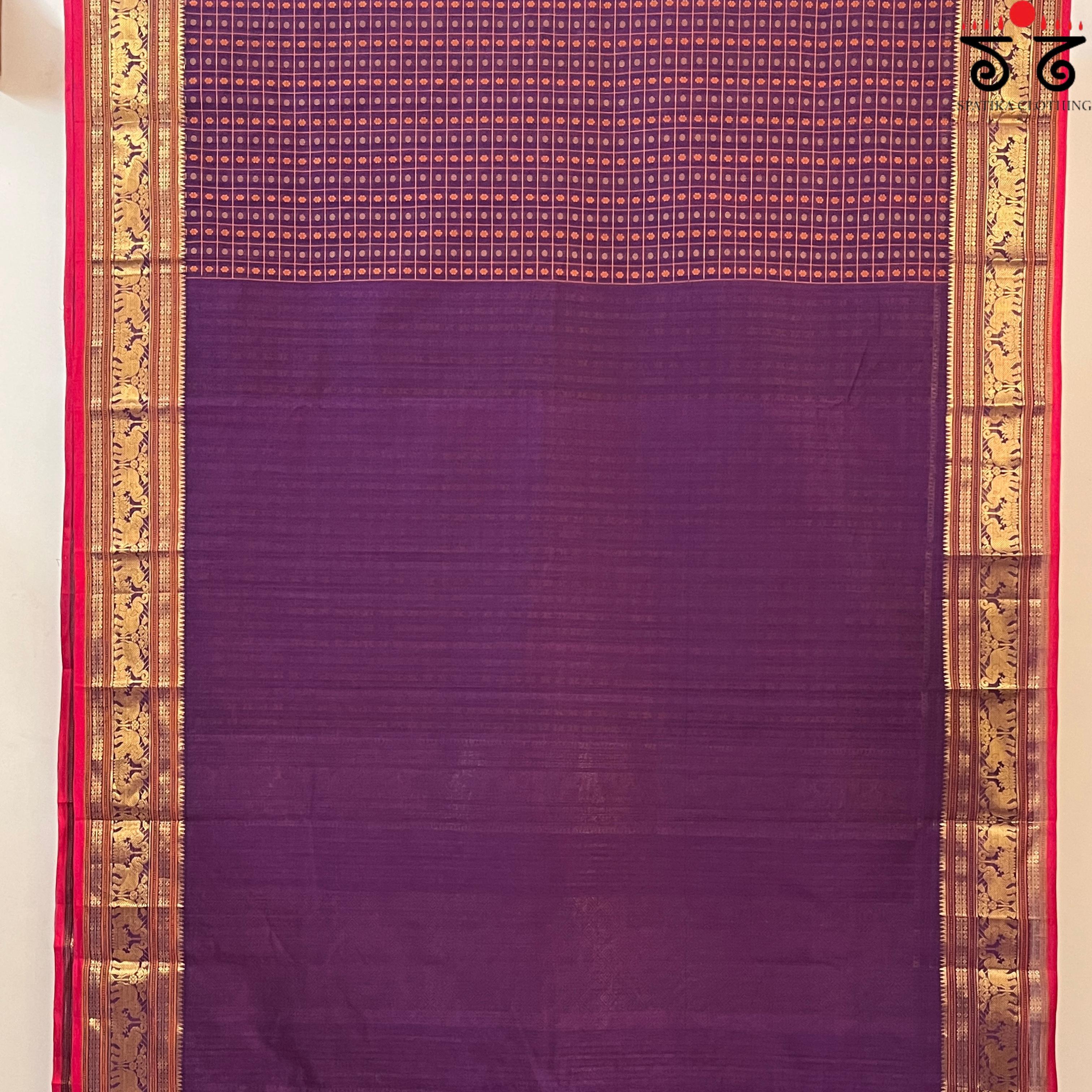 Vintage Kanjivaram Saree in Cotton