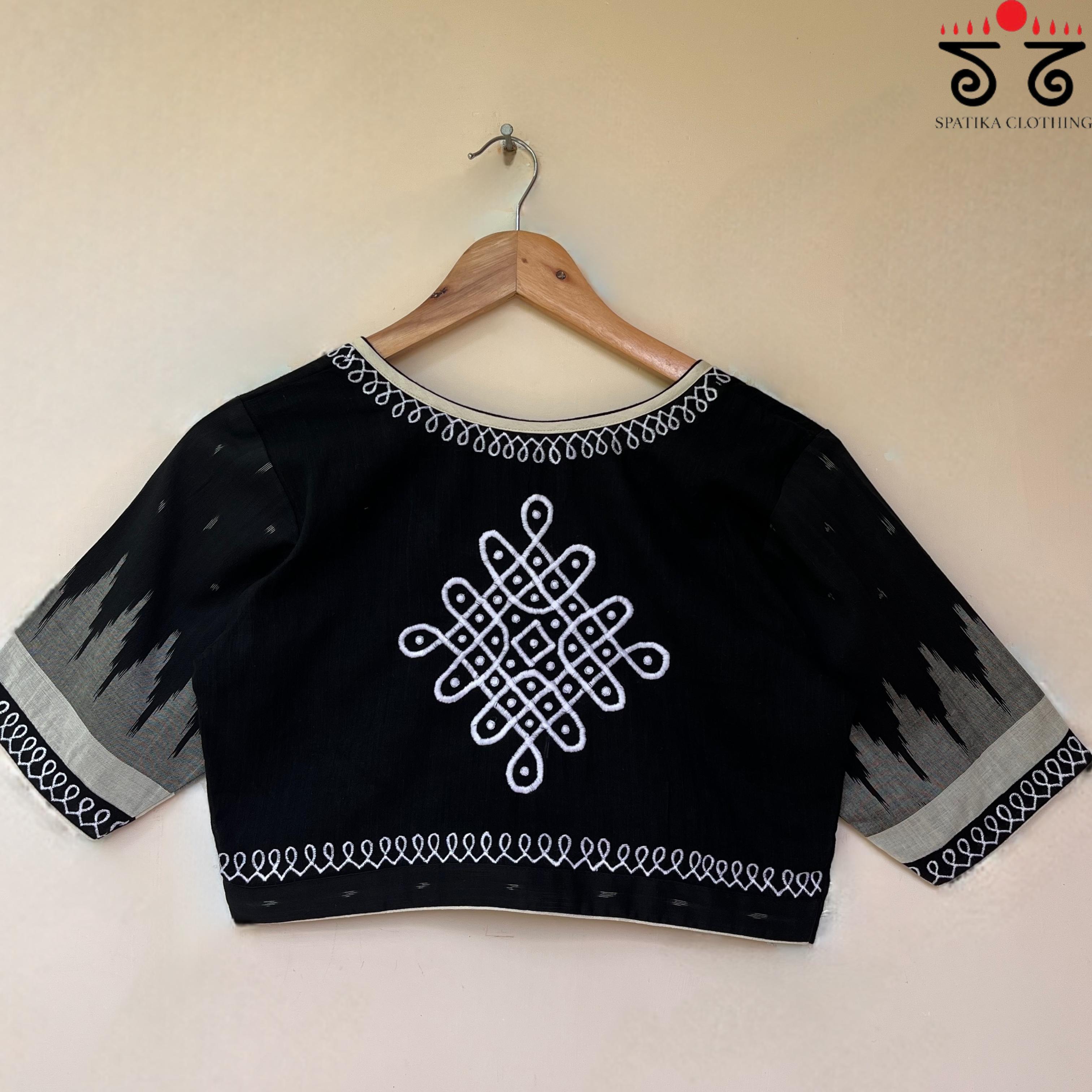 Ikat Kolam- Handcrafted Blouse