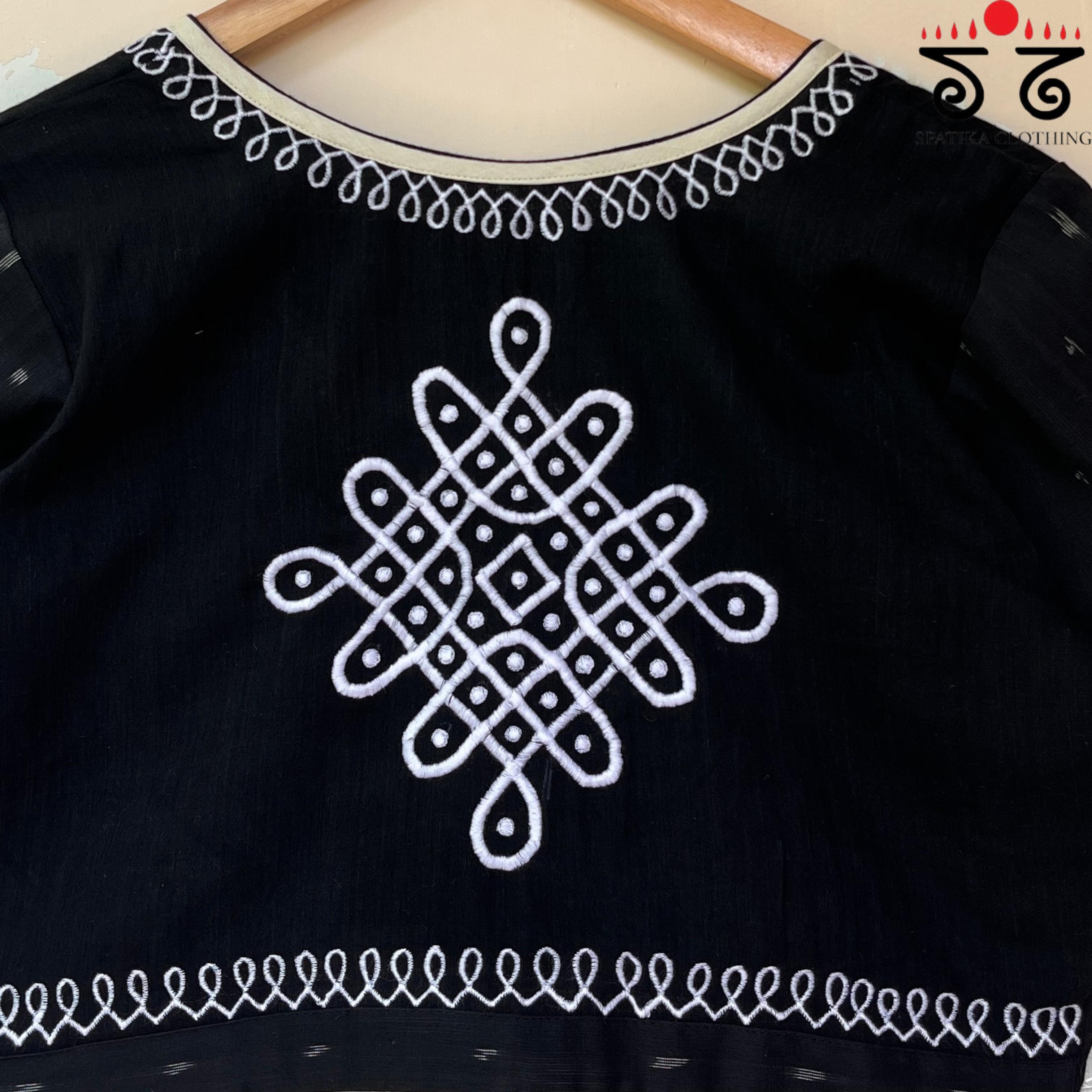 Ikat Kolam- Handcrafted Blouse