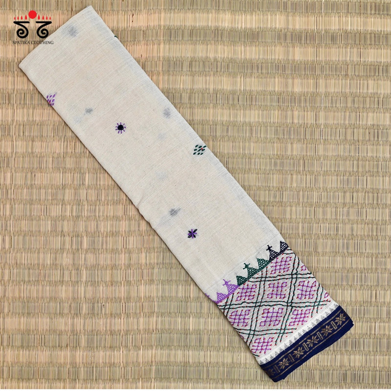 Lambani Hand - Embroidered Ponduru Blouse Fabric