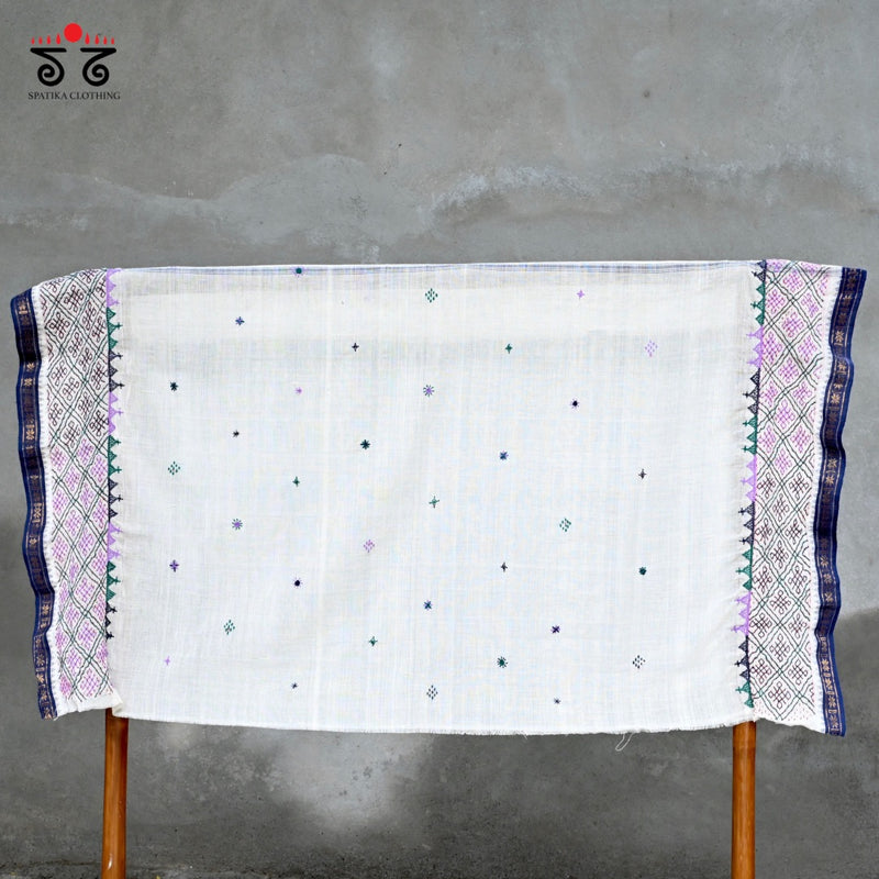 Lambani Hand - Embroidered Ponduru Blouse Fabric
