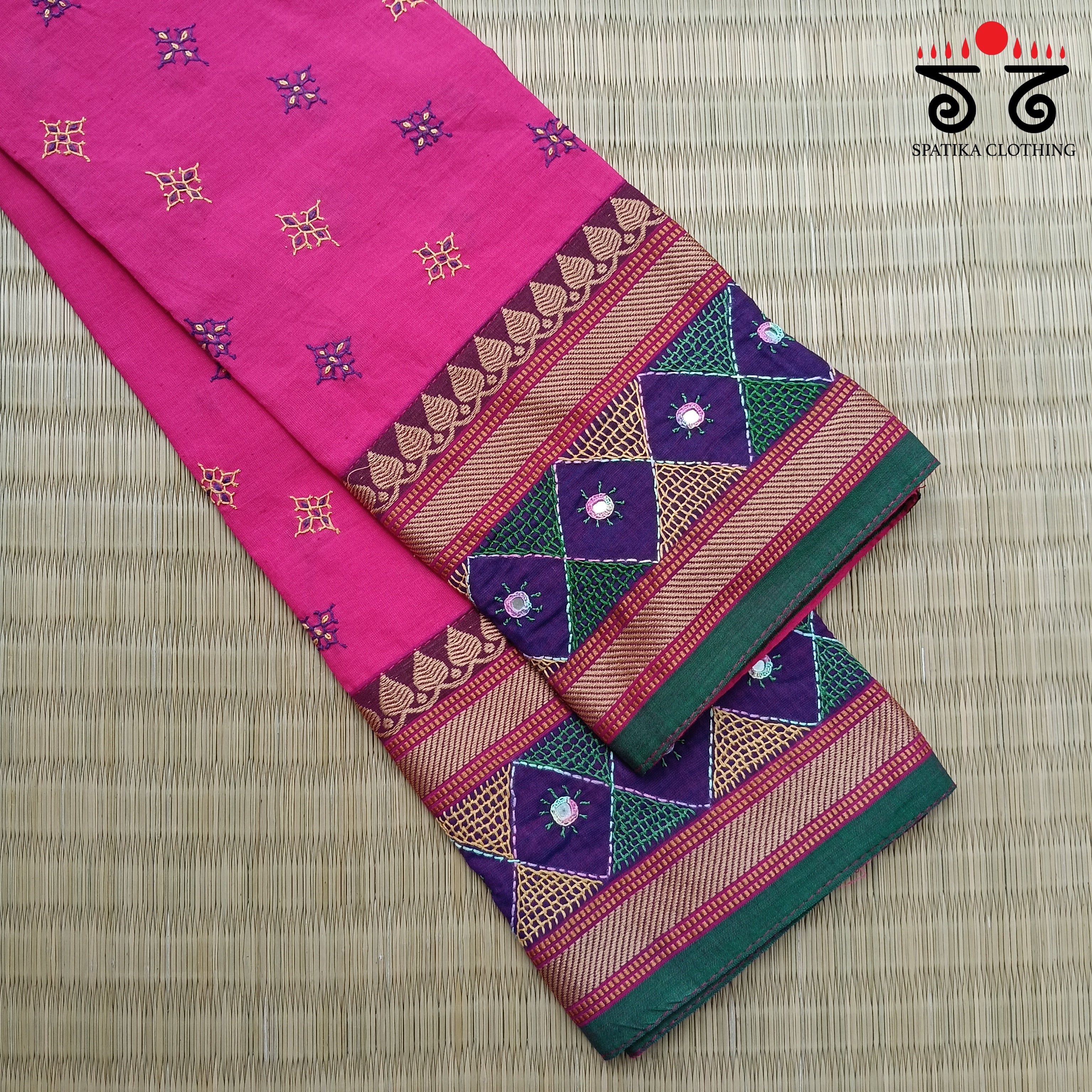 Banjara Hand Embroidered Blouse Fabric