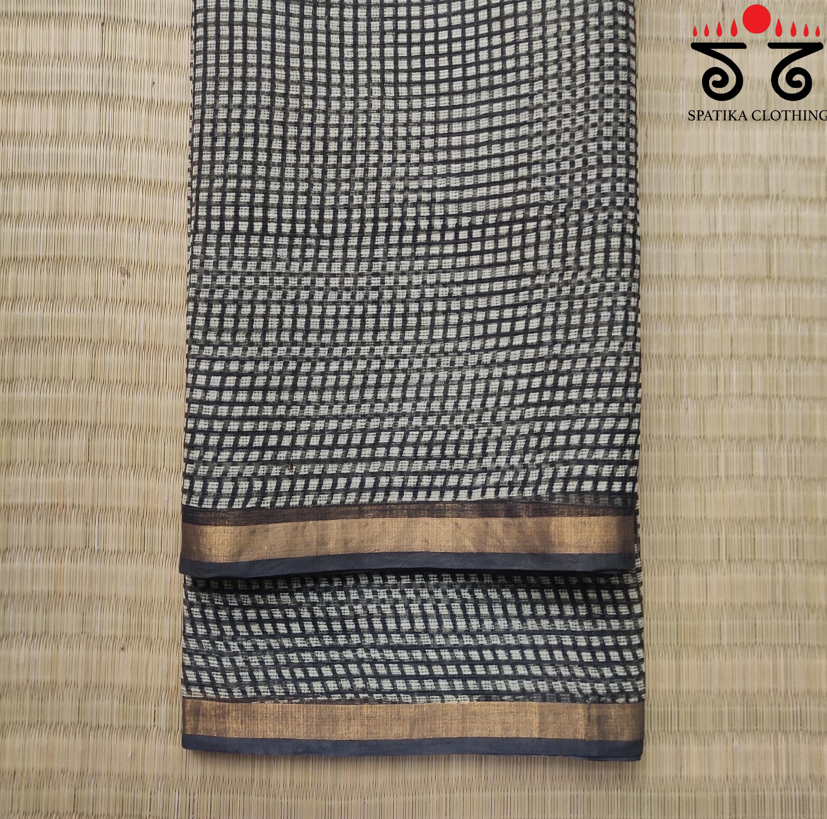 Kota Hand block printed saree