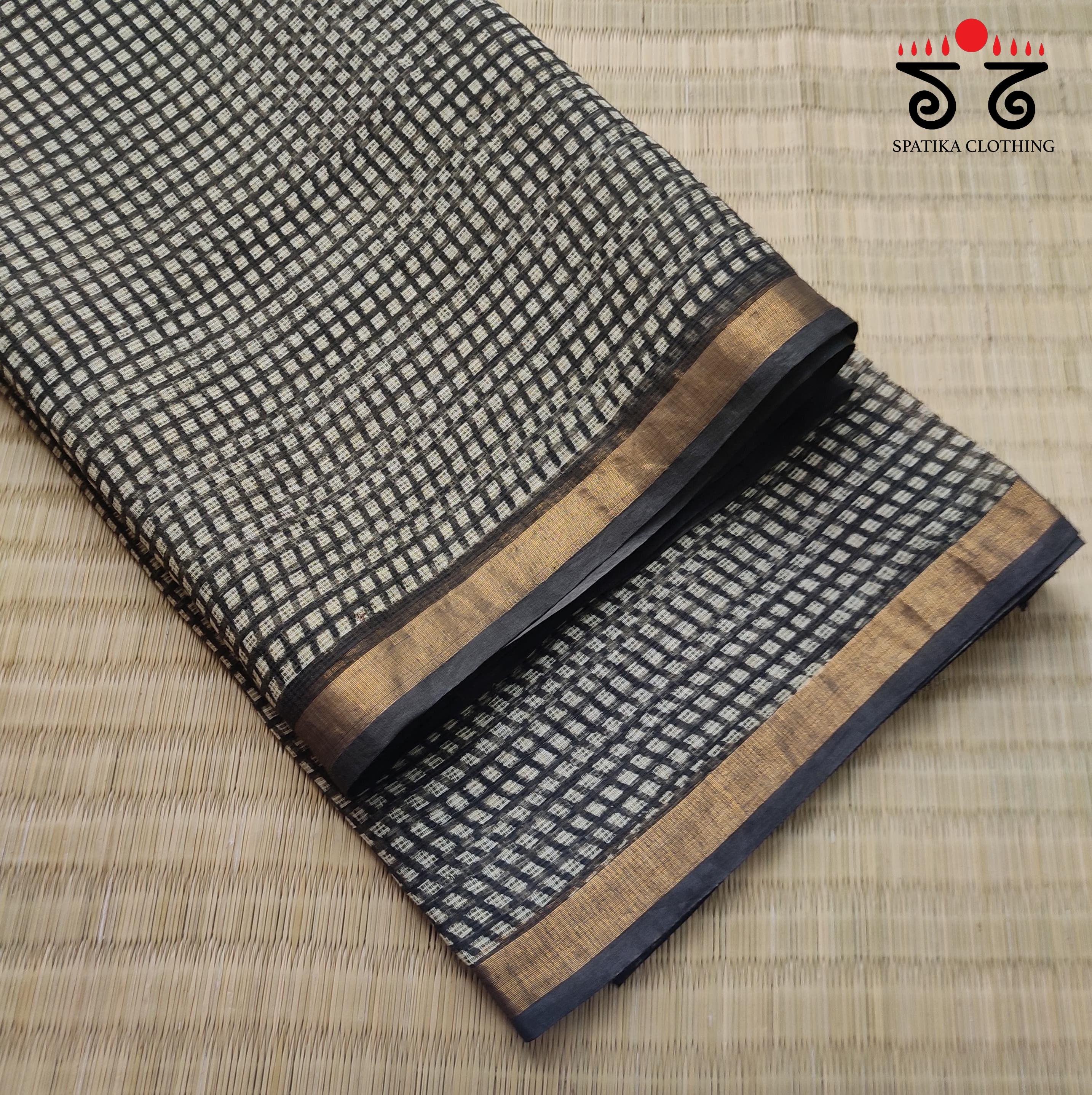 Kota Hand block printed saree