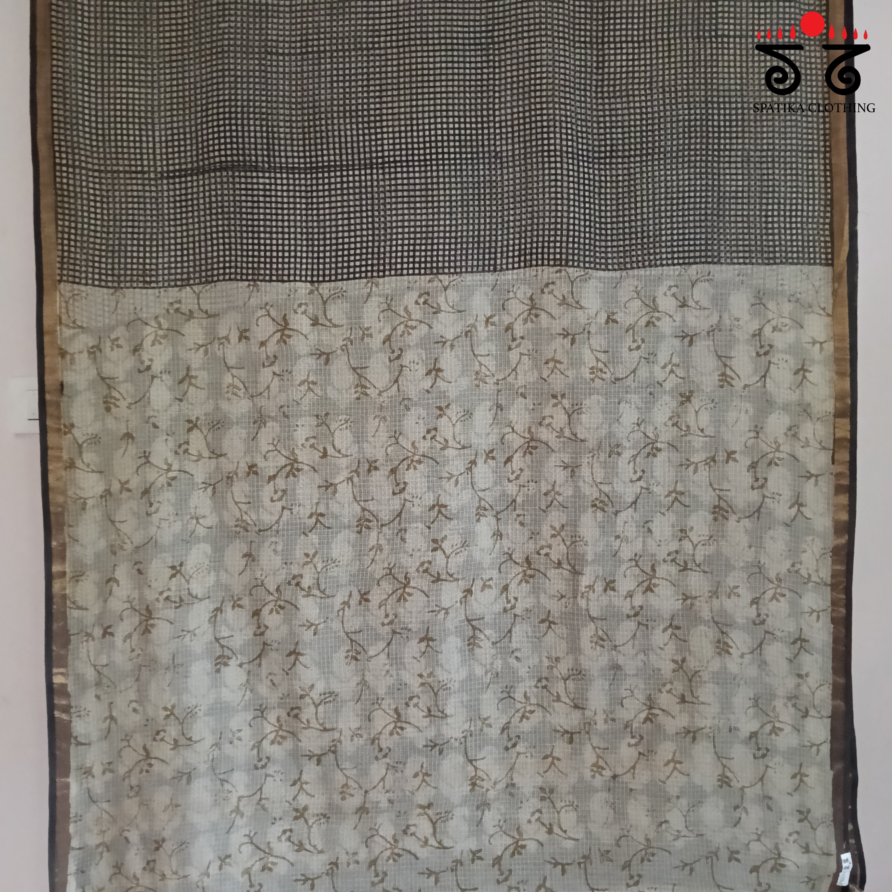 Kota Hand block printed saree