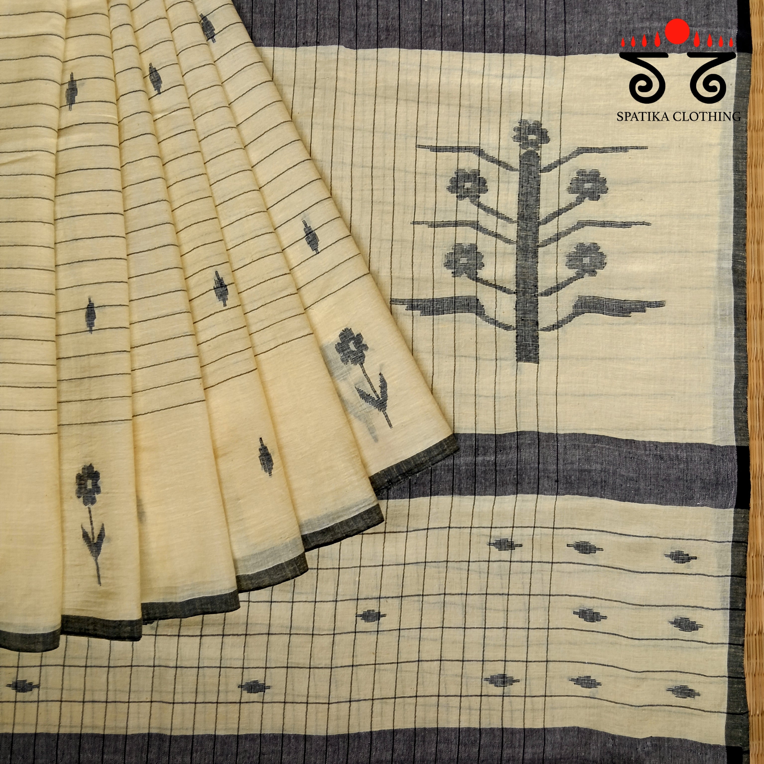 Jamdhani on Bengal Cotton Saree