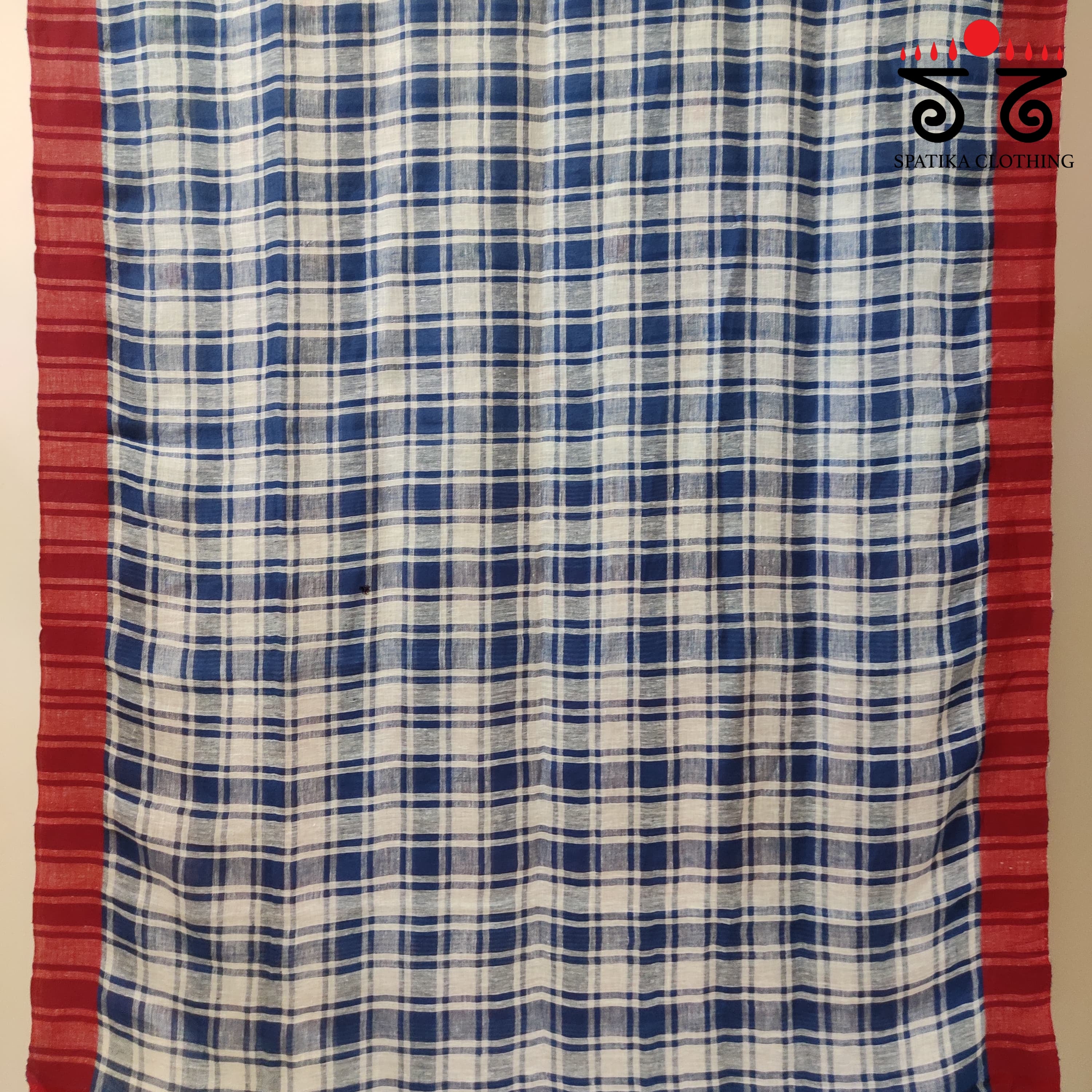 Jamdhani on Linen Cotton Saree