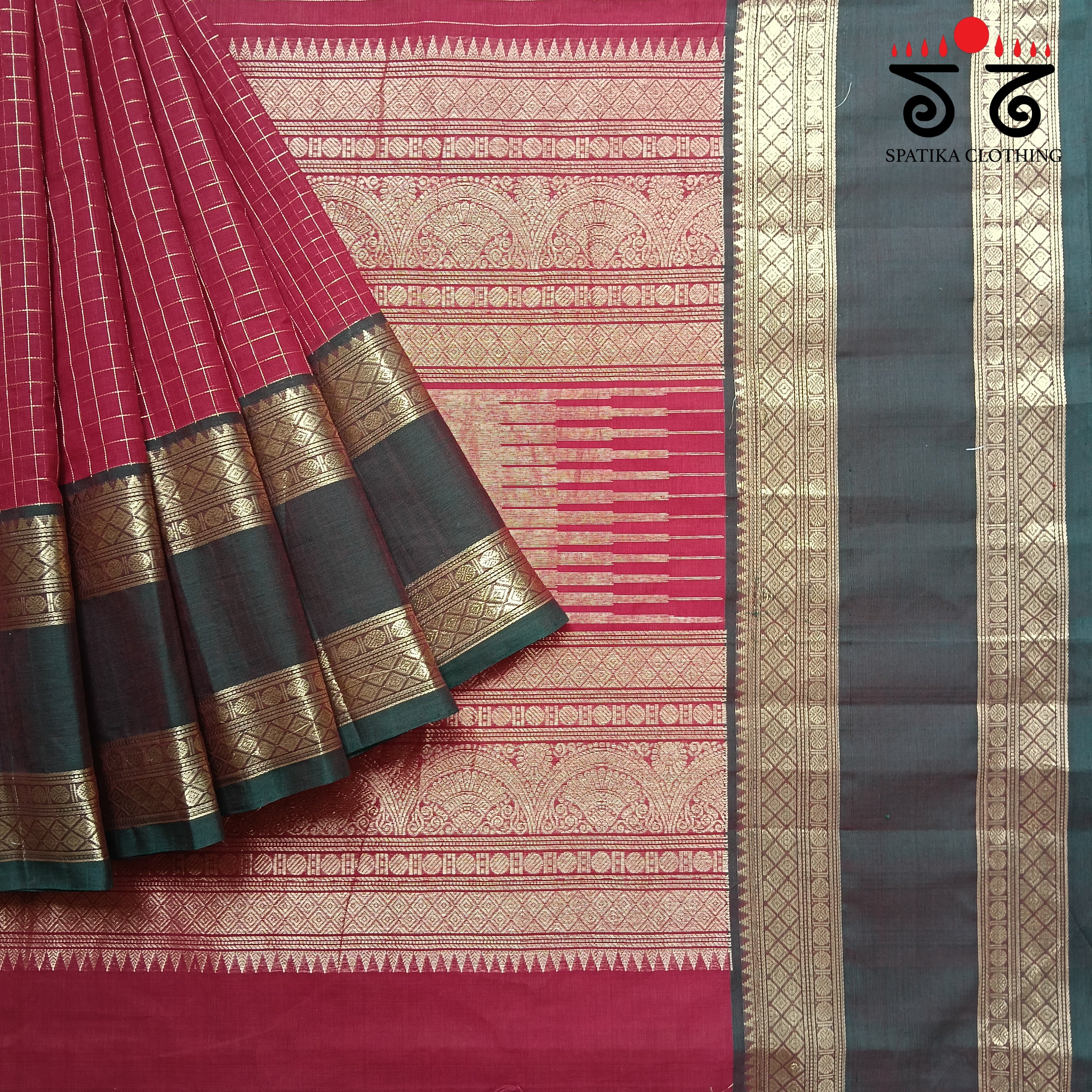 Vintage Kanjivaram Saree in Cotton