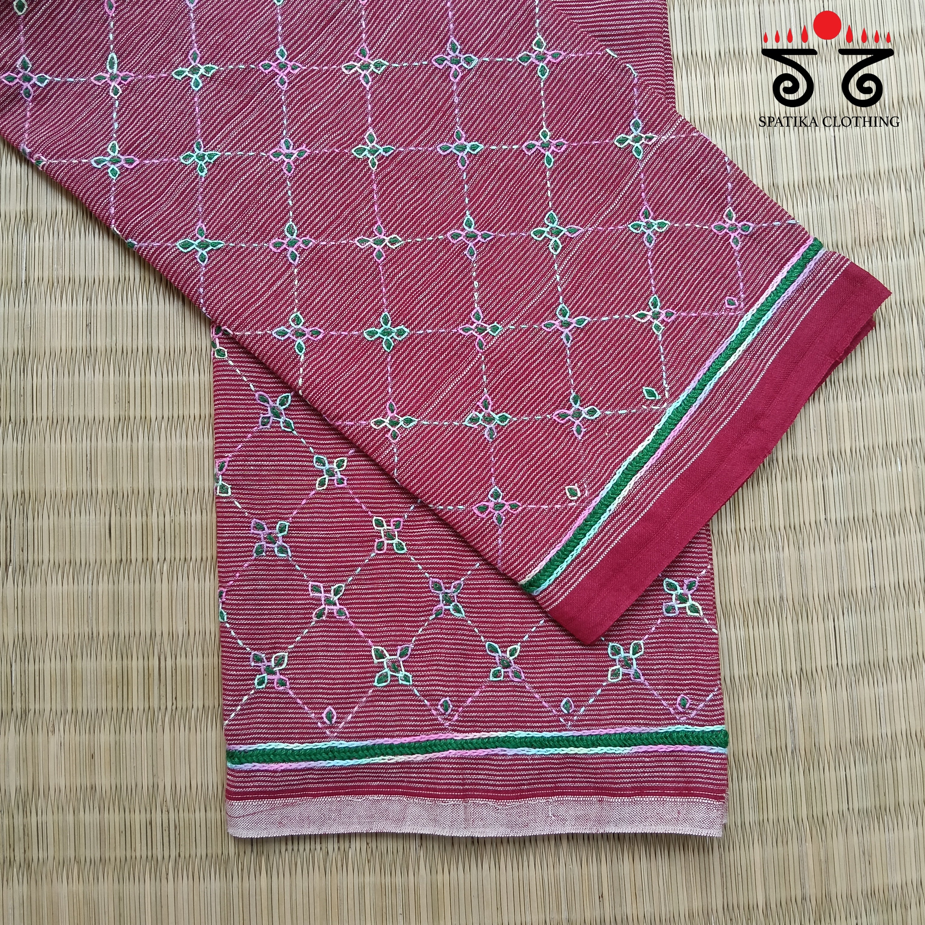 Banjara Hand Embroidered Blouse Fabric