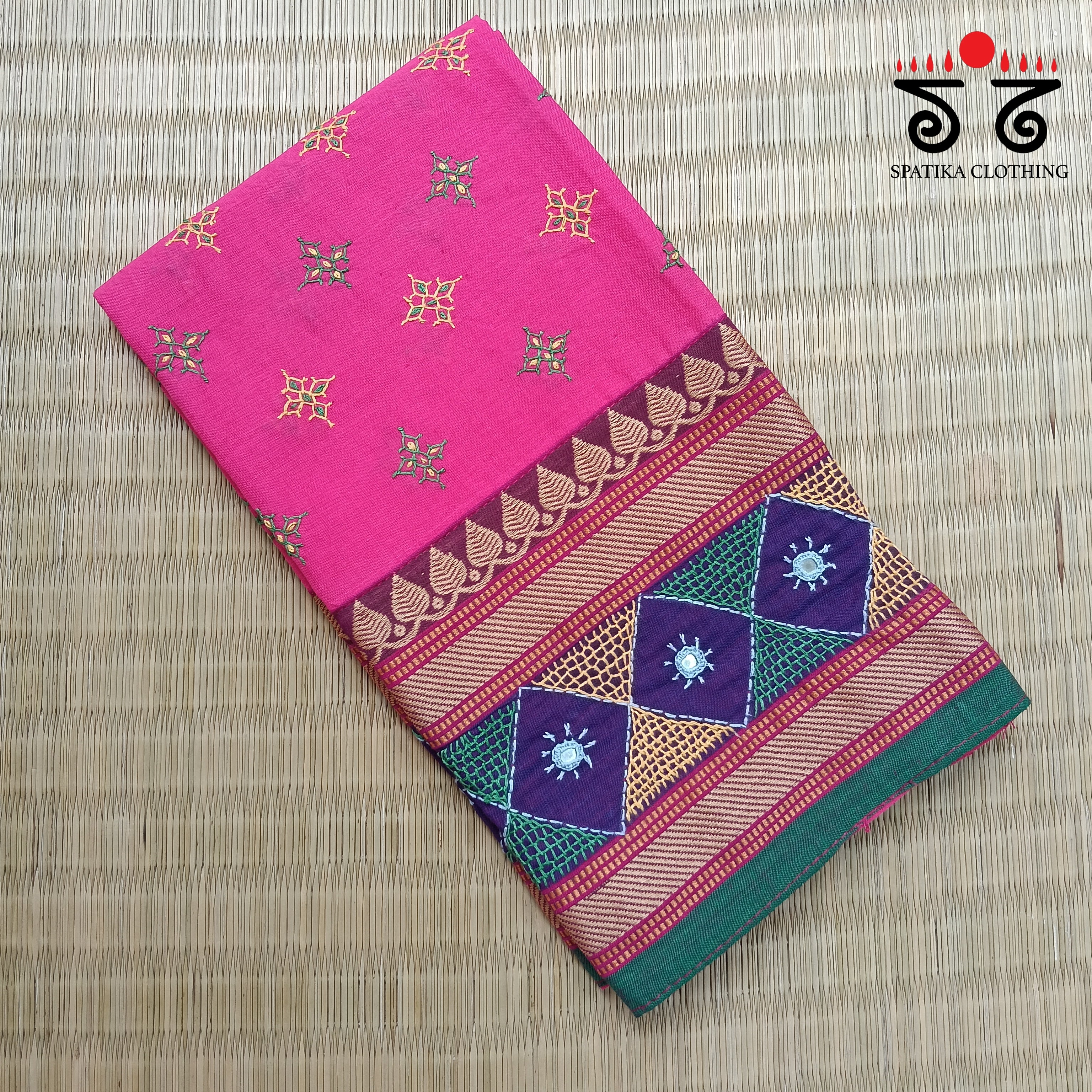 Banjara Hand Embroidered Blouse Fabric