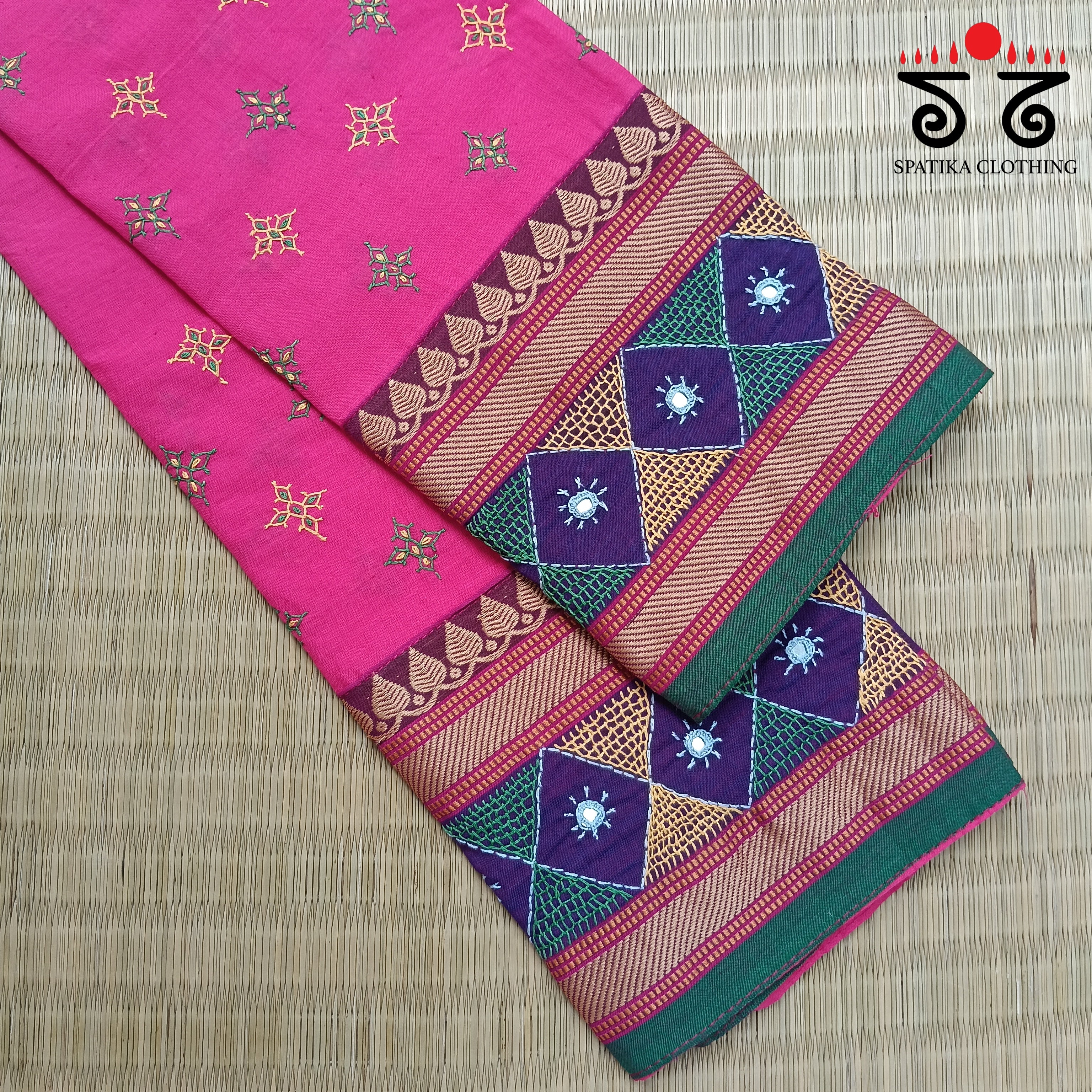 Banjara Hand Embroidered Blouse Fabric