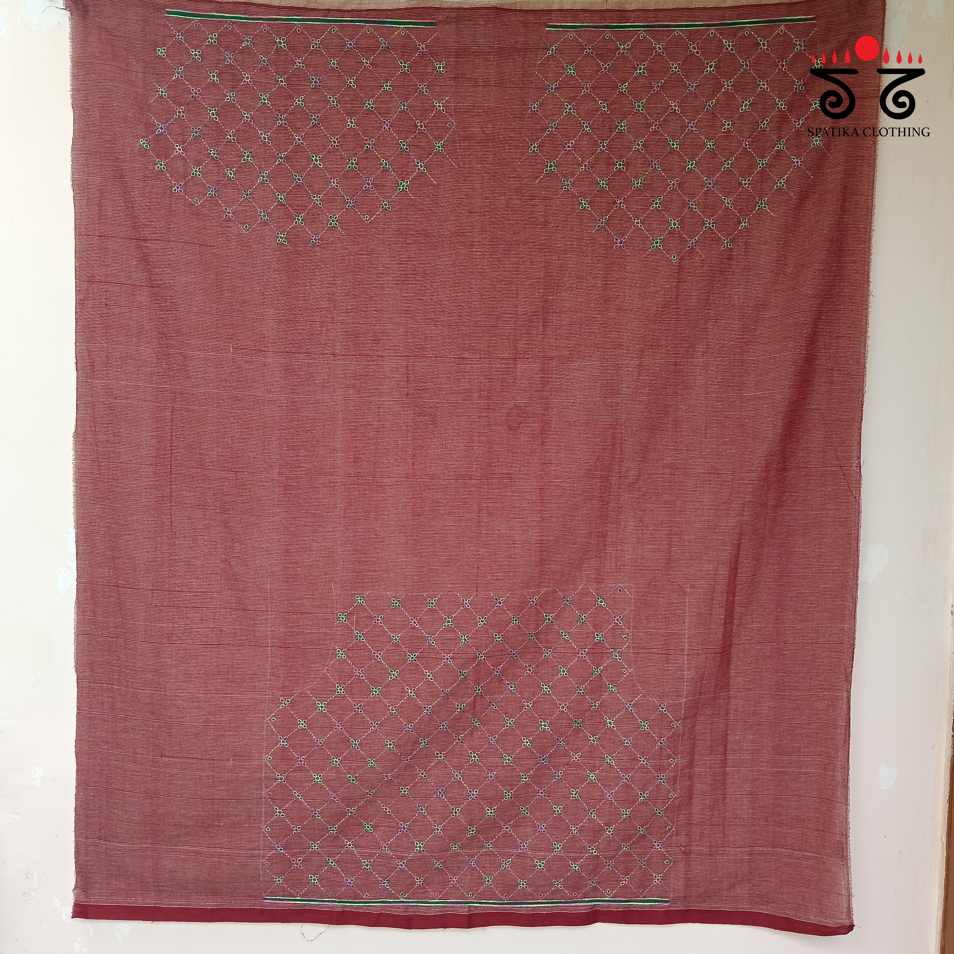 Banjara Hand Embroidered Blouse Fabric