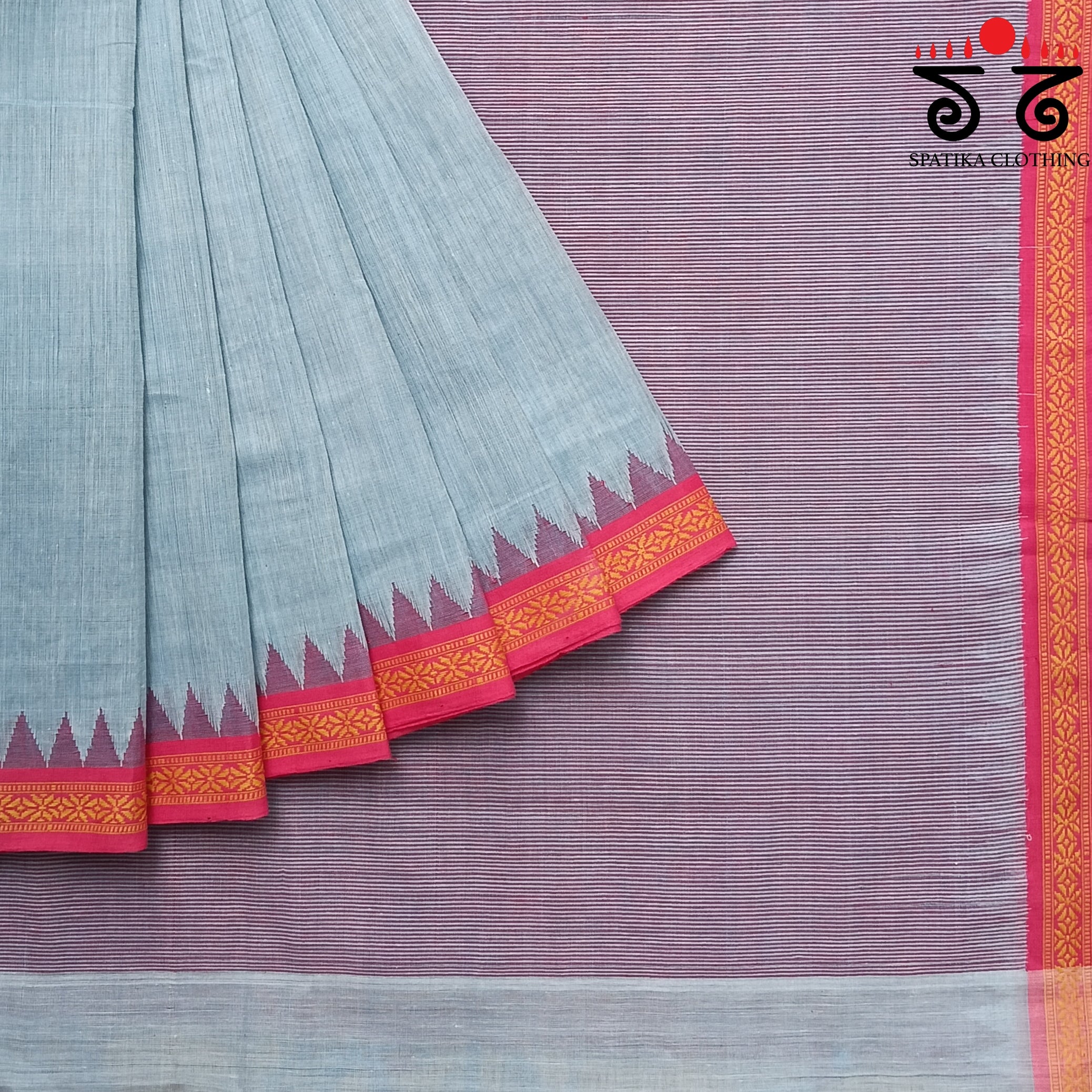 Ponduru Handspun Cotton Saree