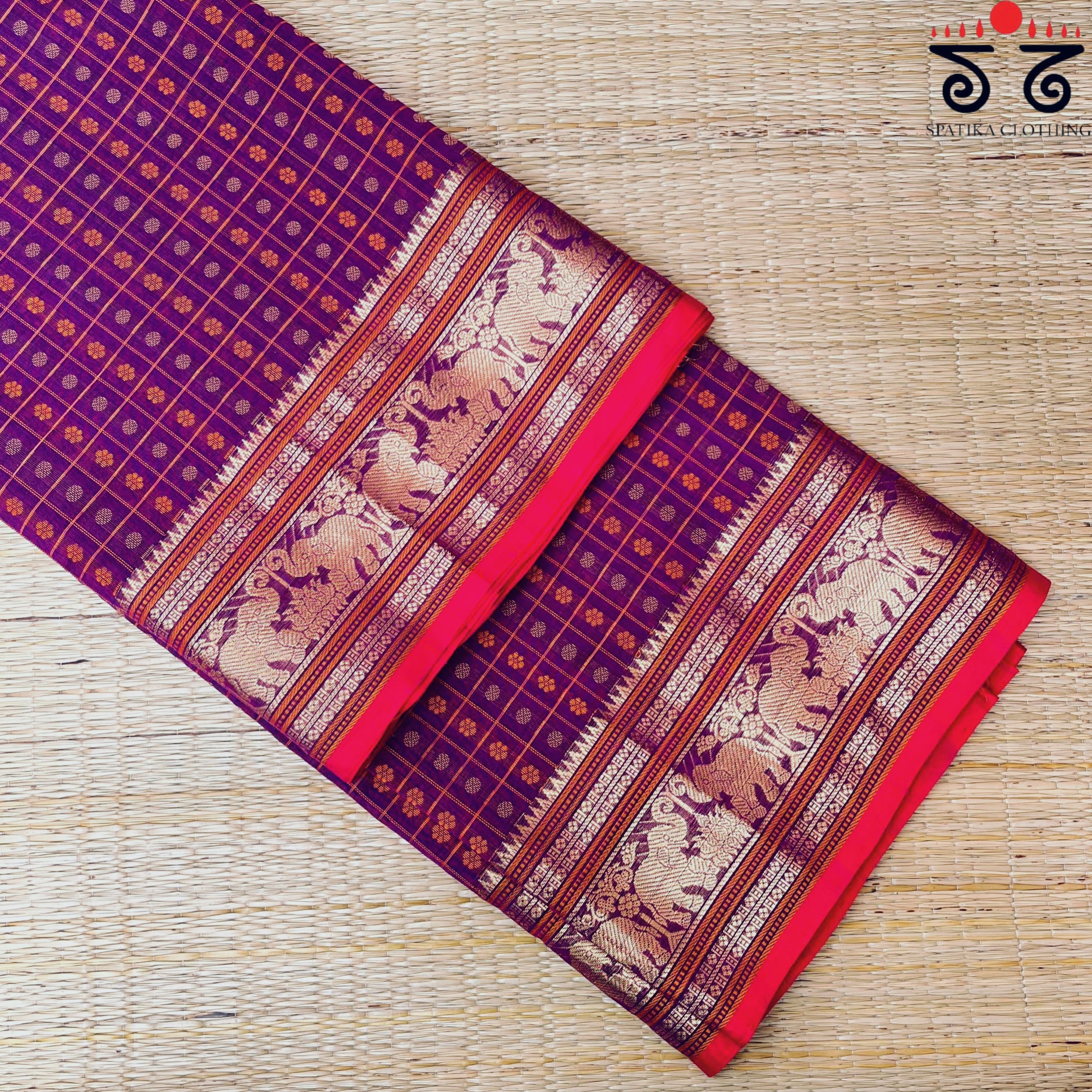Vintage Kanjivaram Saree in Cotton