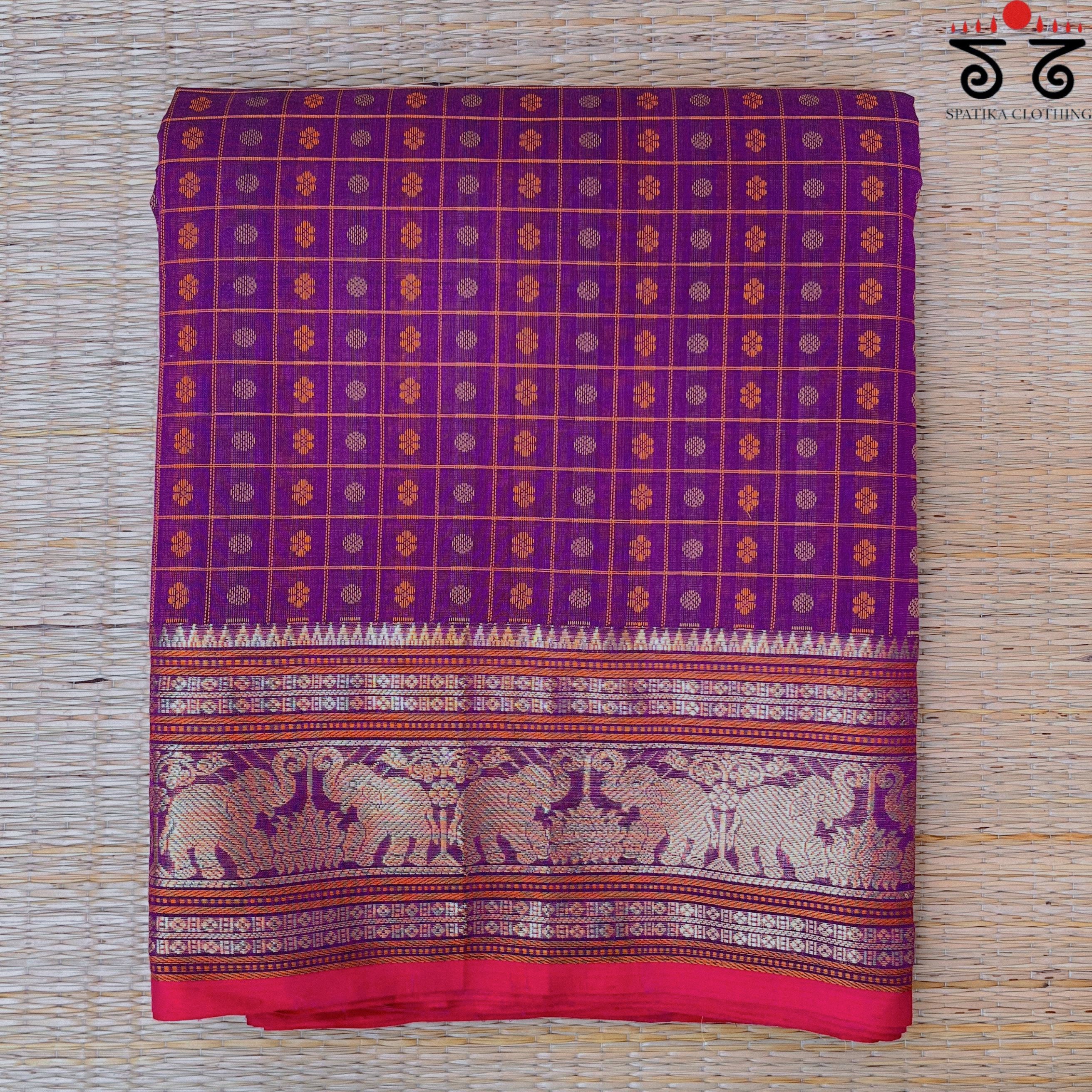 Vintage Kanjivaram Saree in Cotton