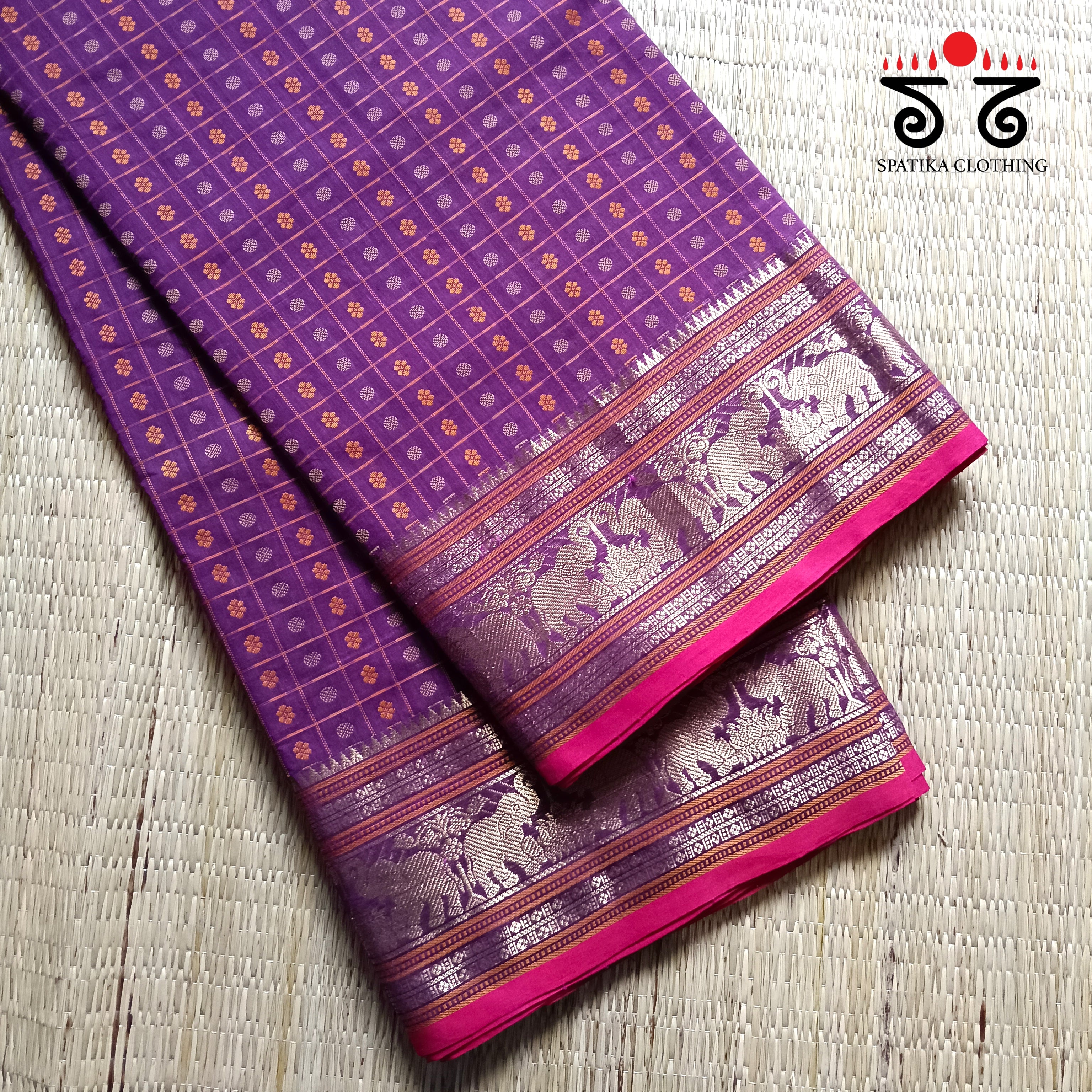 Vintage Kanjivaram Saree in Cotton