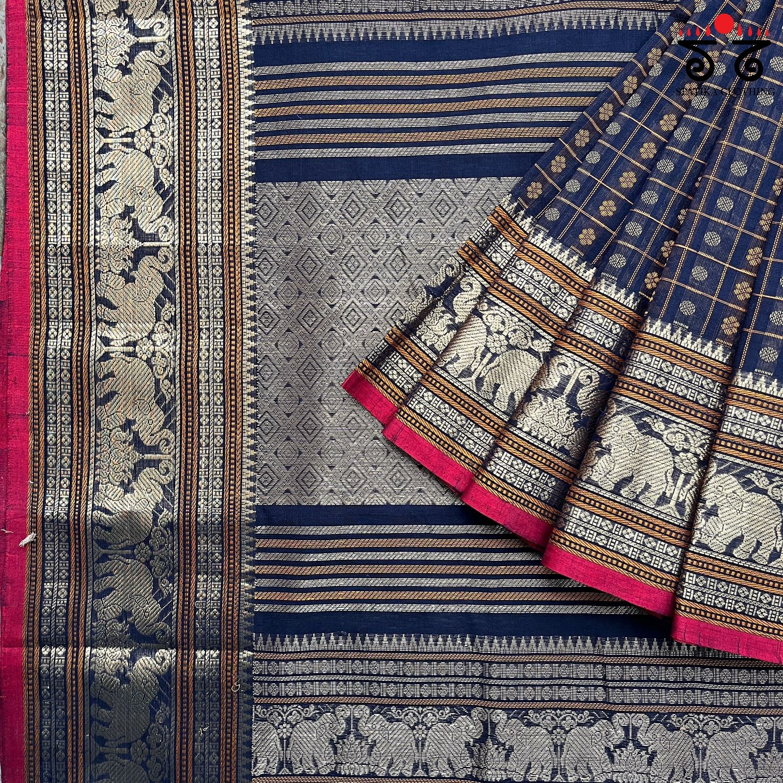 Vintage Kanjivaram Saree in Cotton