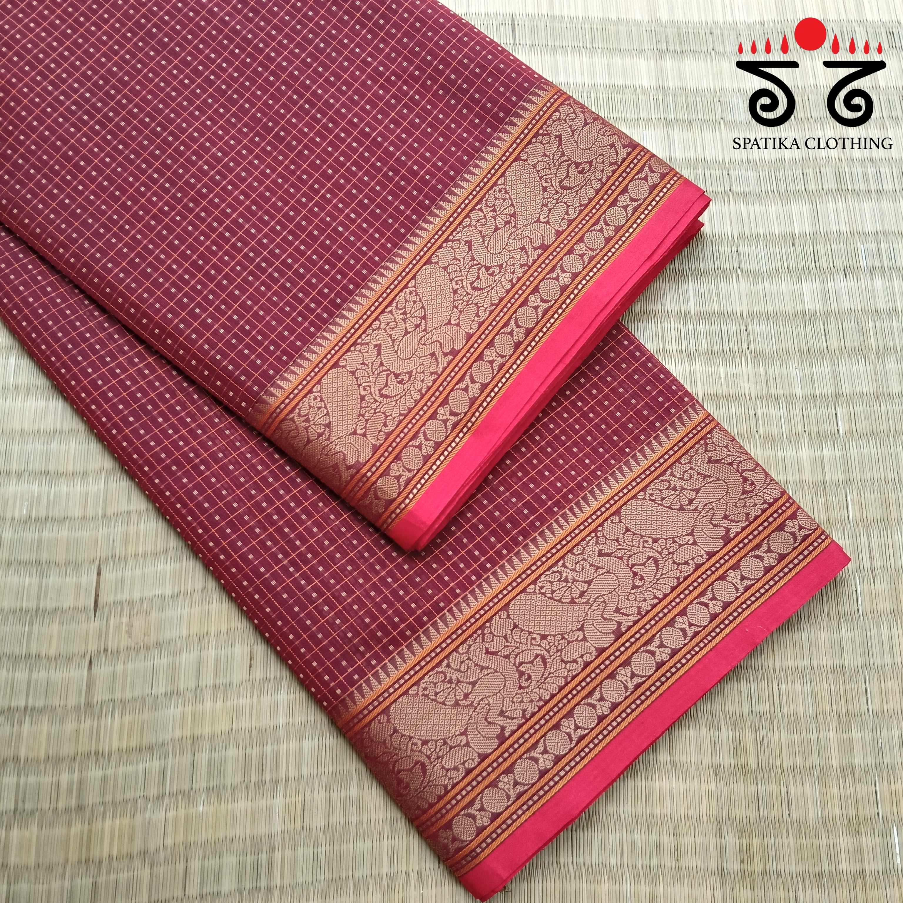 Vintage Kanjivaram Saree in Cotton