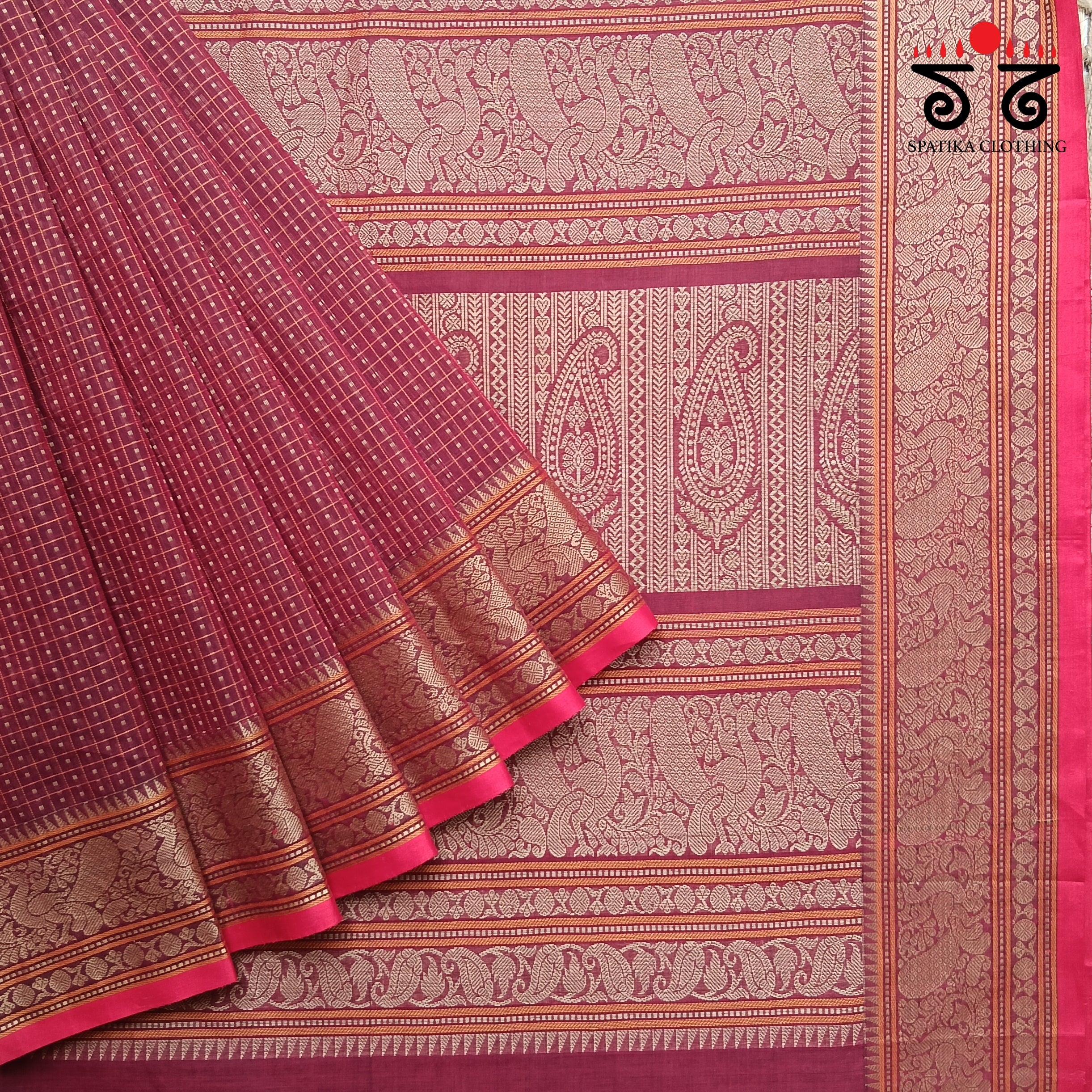 Vintage Kanjivaram Saree in Cotton