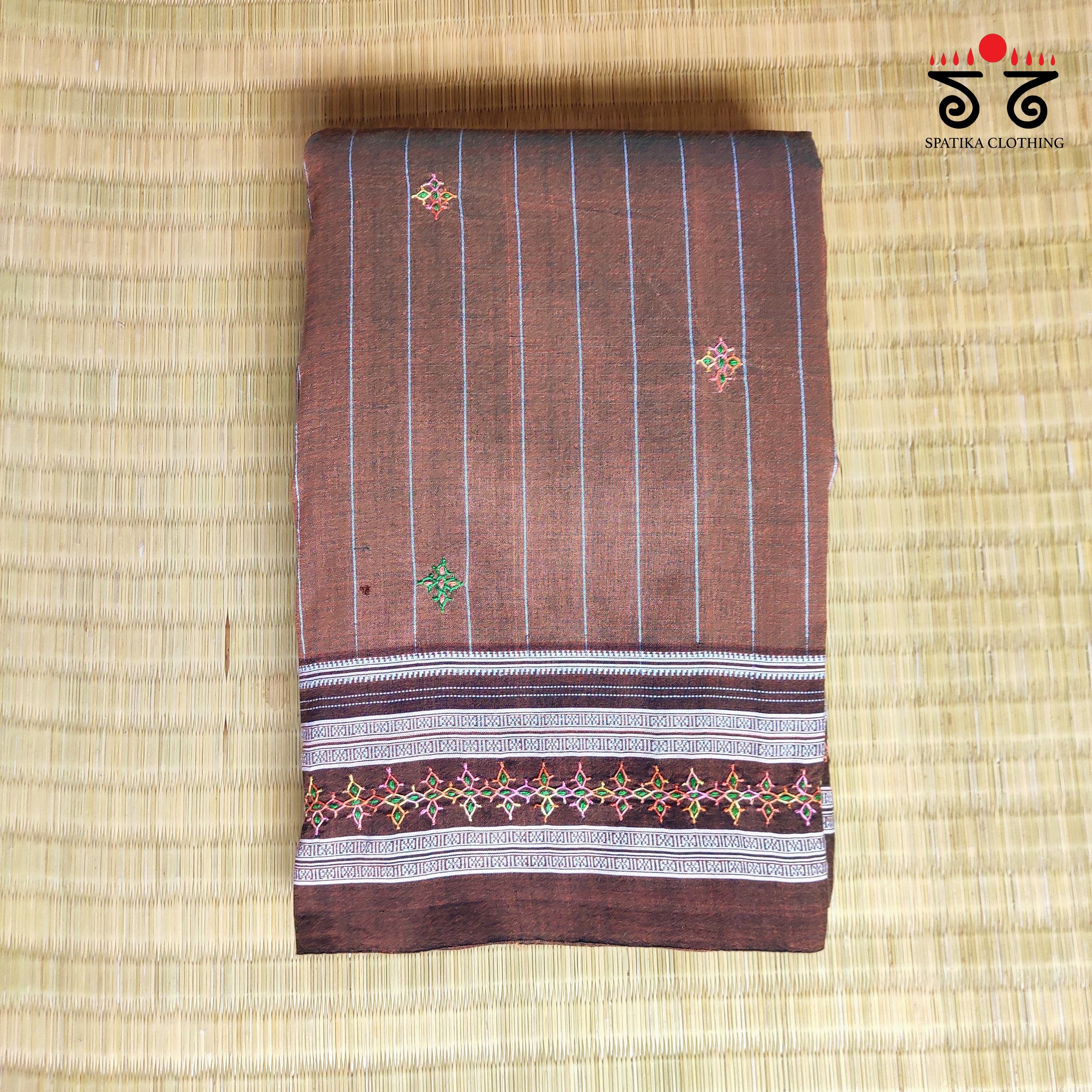 Banjara Handembroiderd-Ilkal Cotton Saree