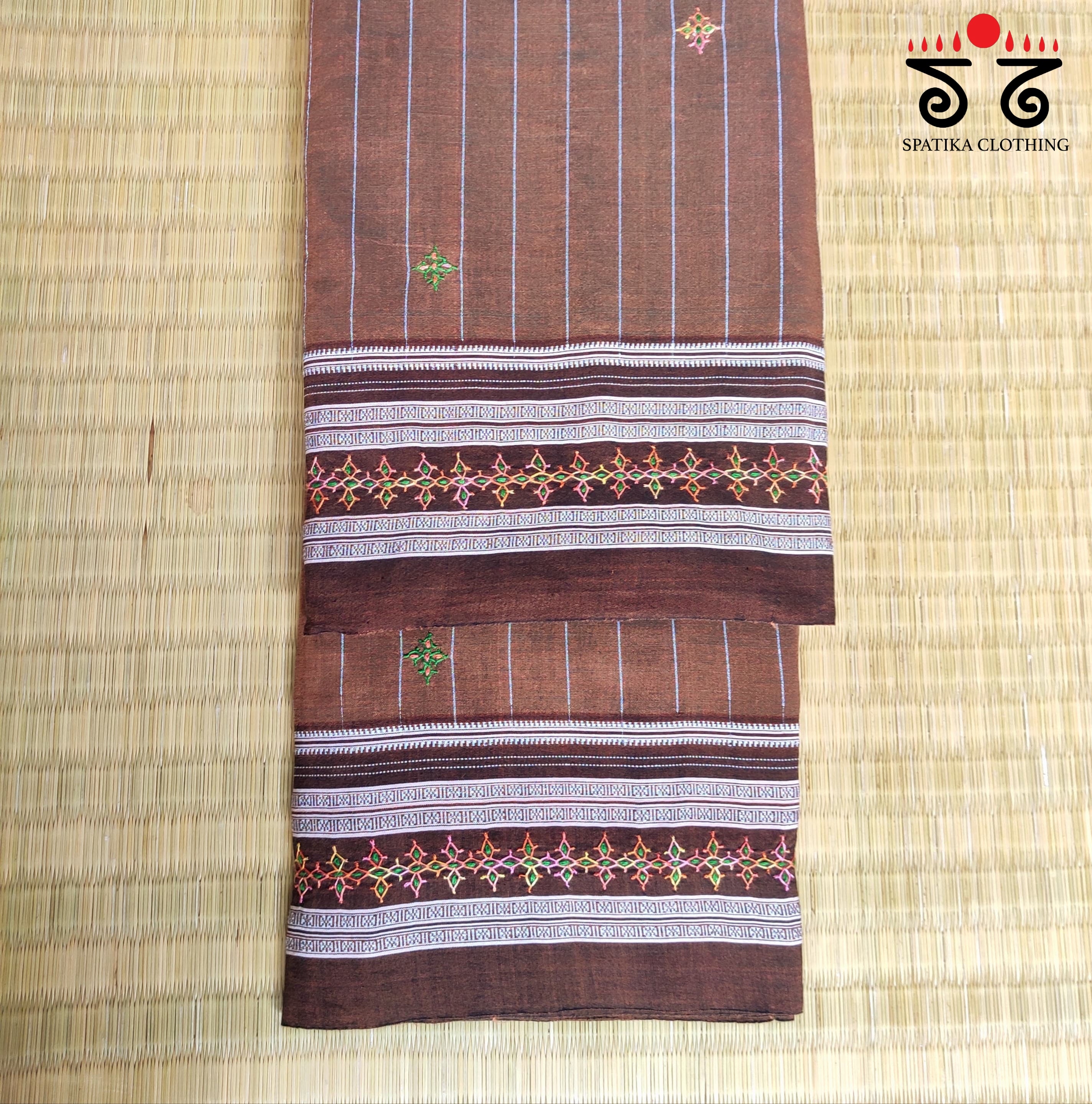 Banjara Handembroiderd-Ilkal Cotton Saree