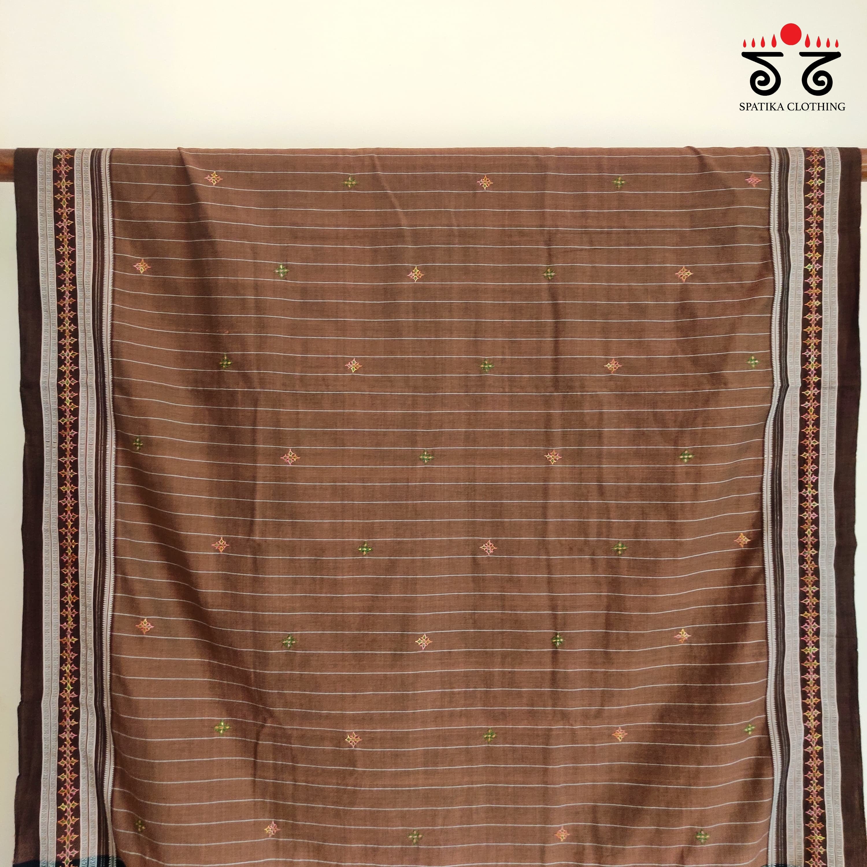 Banjara Handembroiderd-Ilkal Cotton Saree