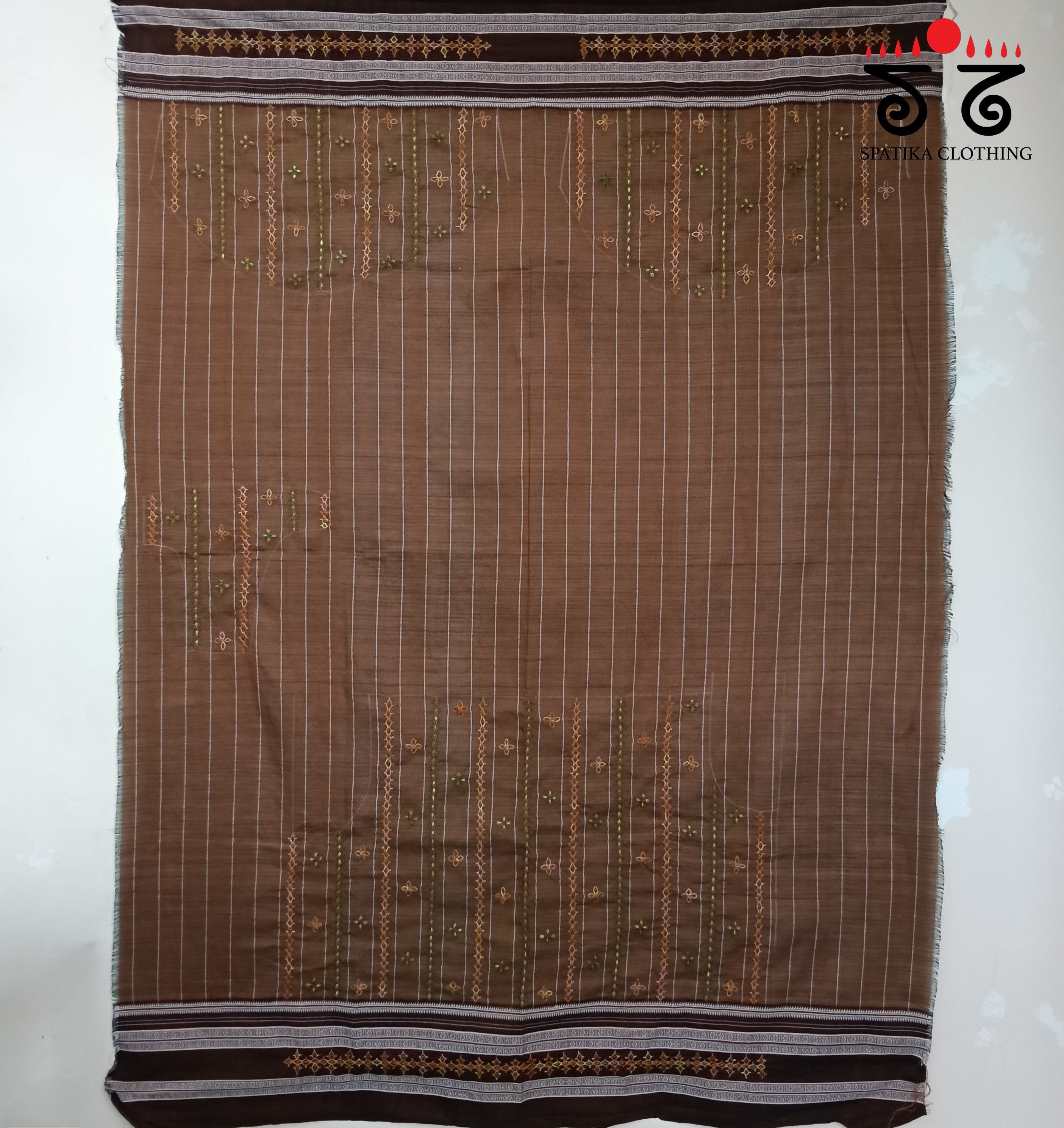 Banjara Handembroiderd-Ilkal Cotton Saree