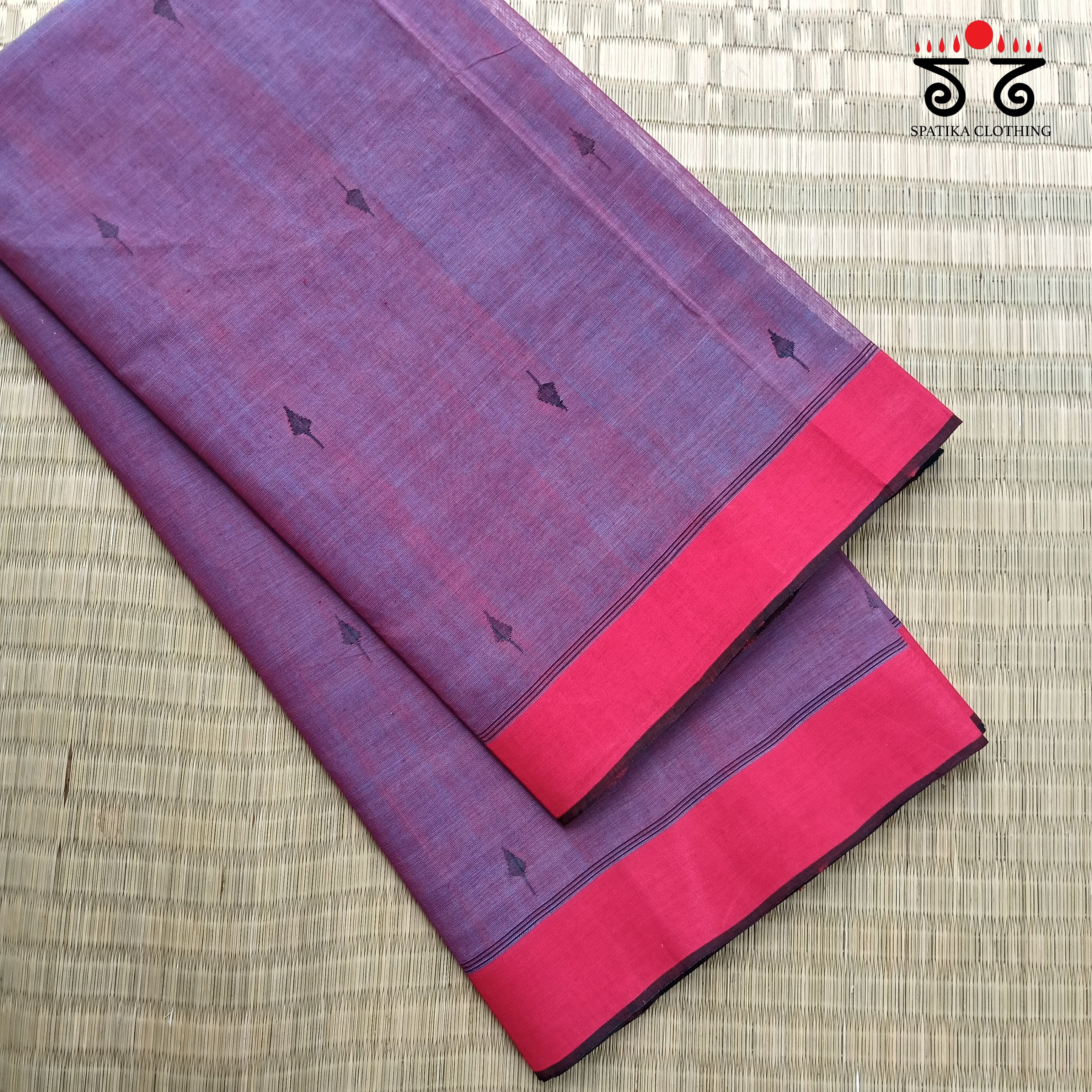 Jamdhani on Ponduru Handspun Cotton Saree