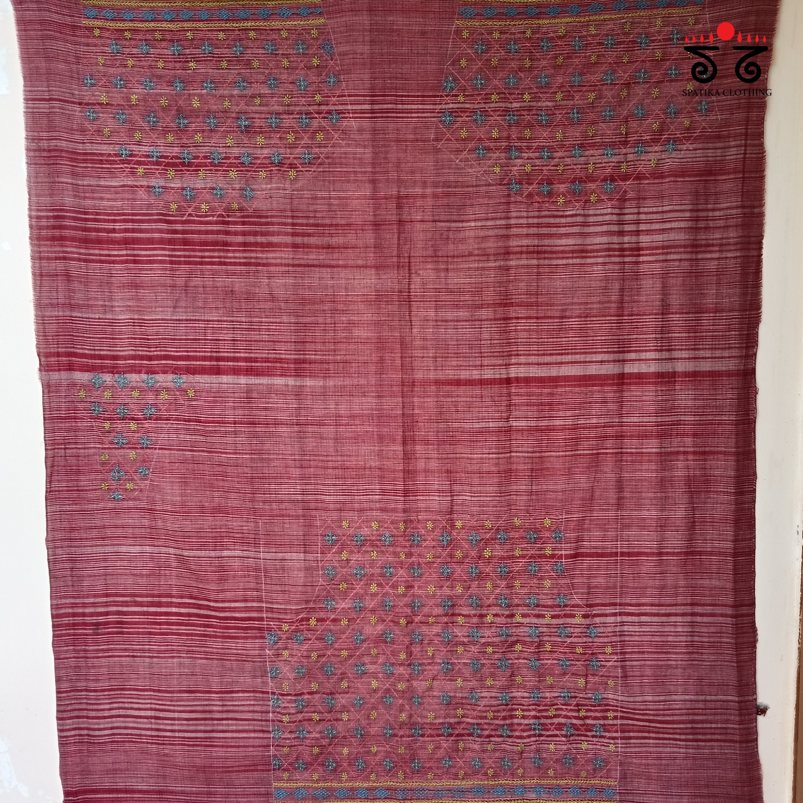 Banjara Hand Embroidered Blouse Fabric