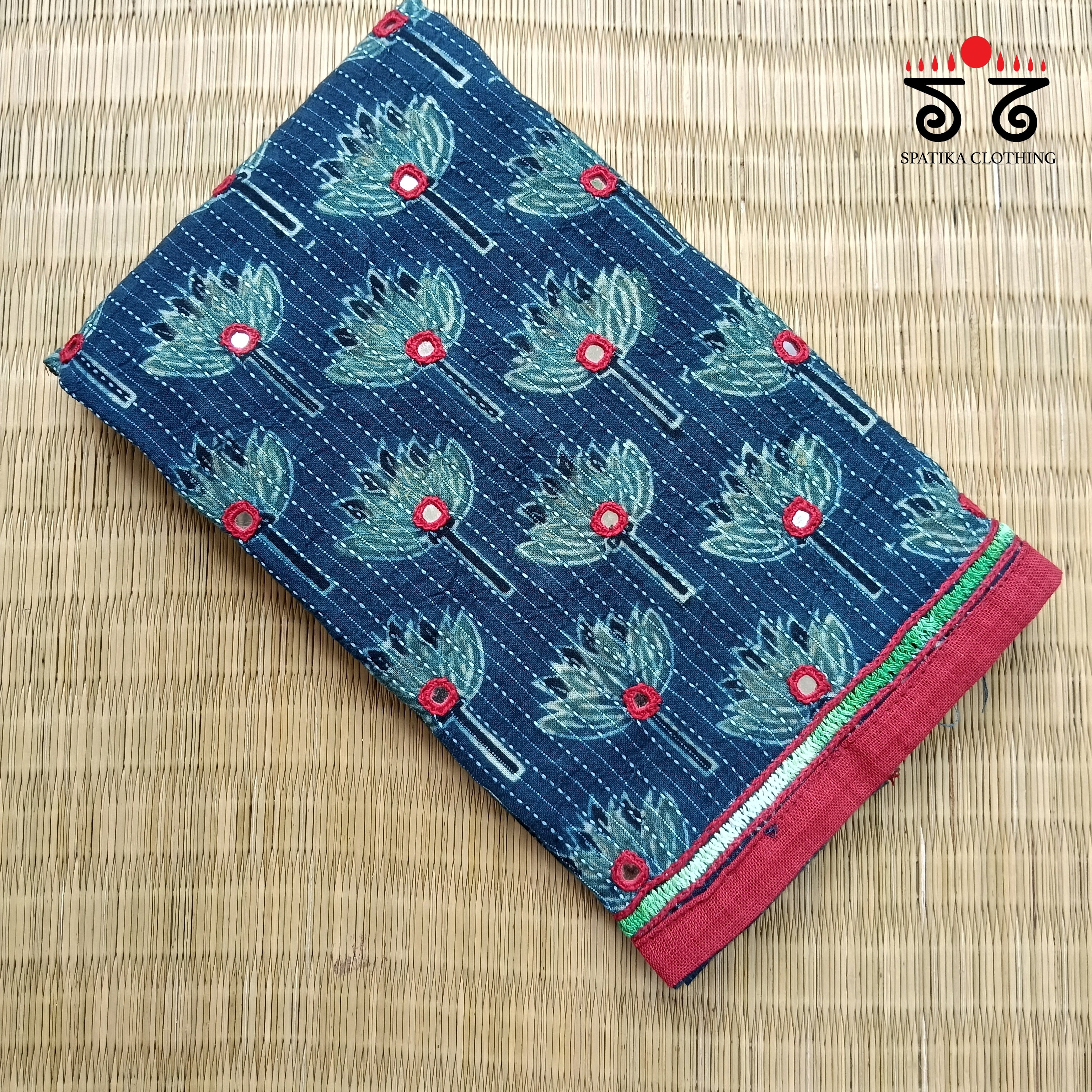 Banjara Hand Embroidered Blouse Fabric