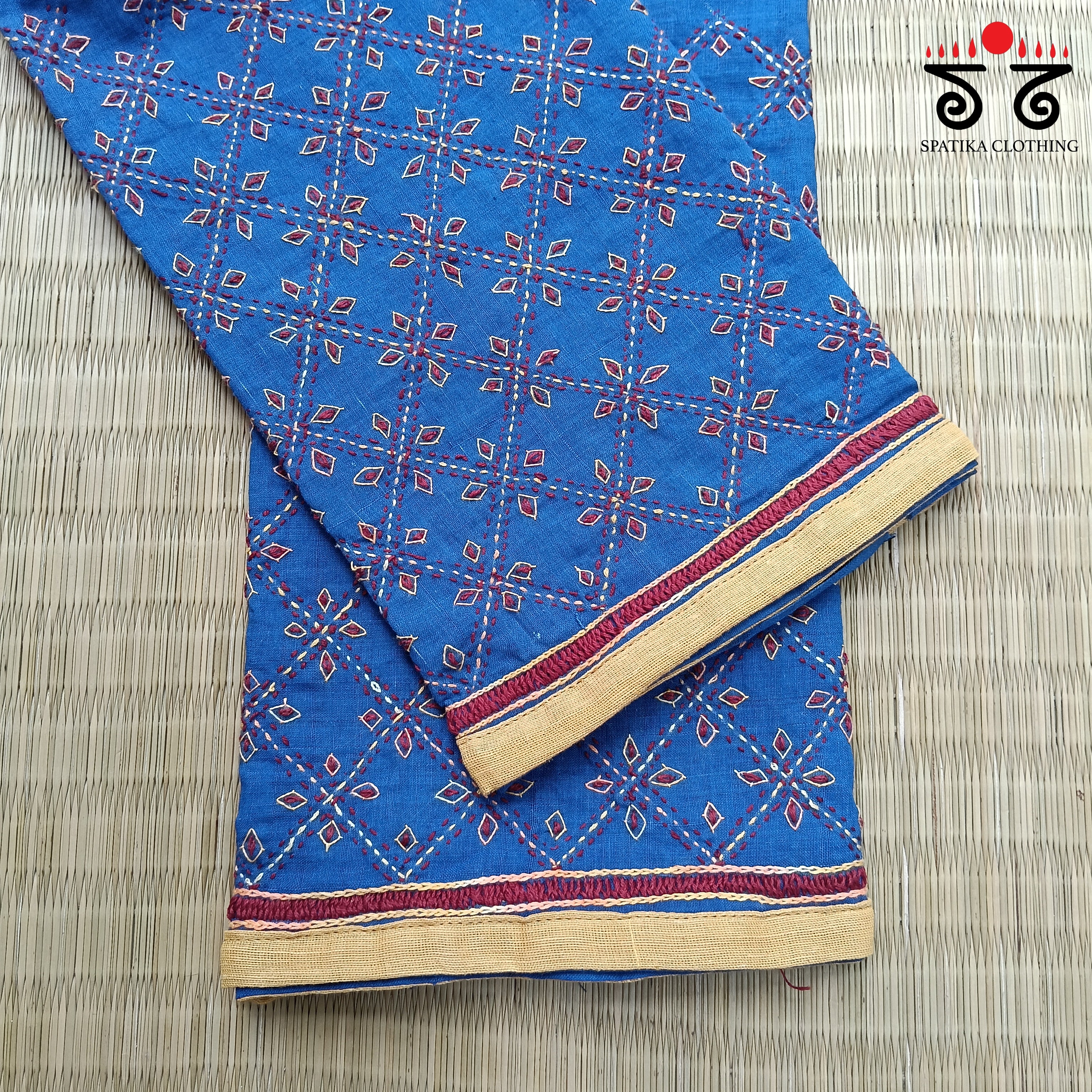 Banjara Hand Embroidered Blouse Fabric