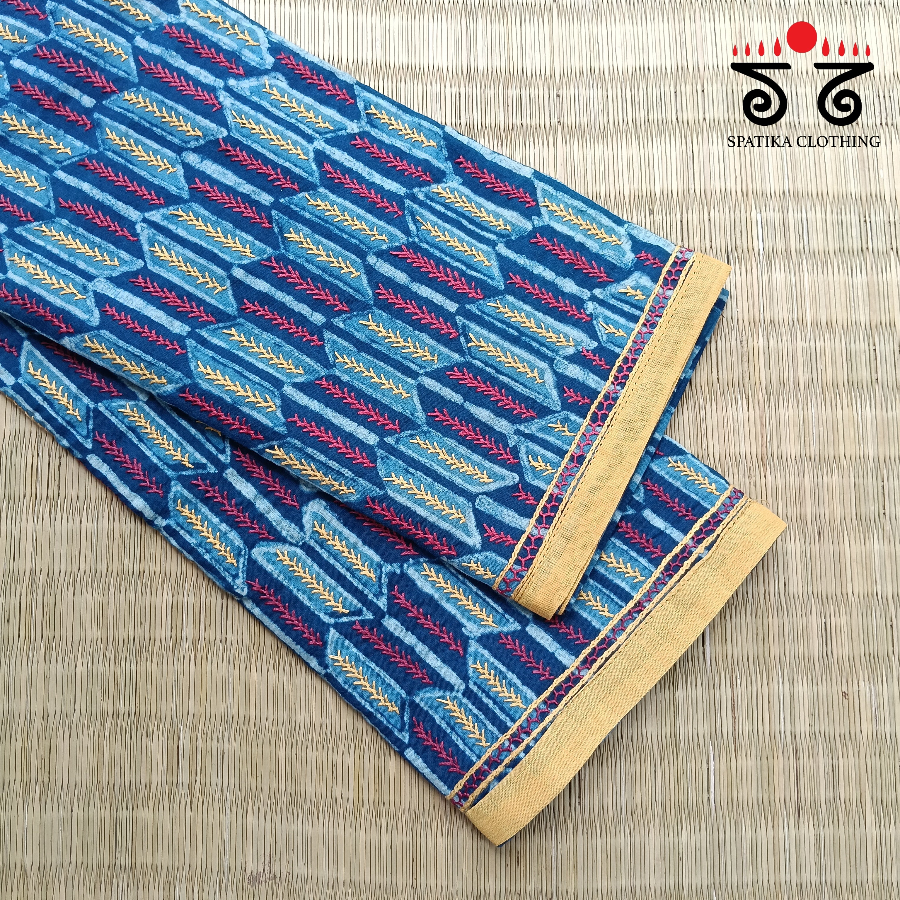Banjara Hand Embroidered Blouse Fabric