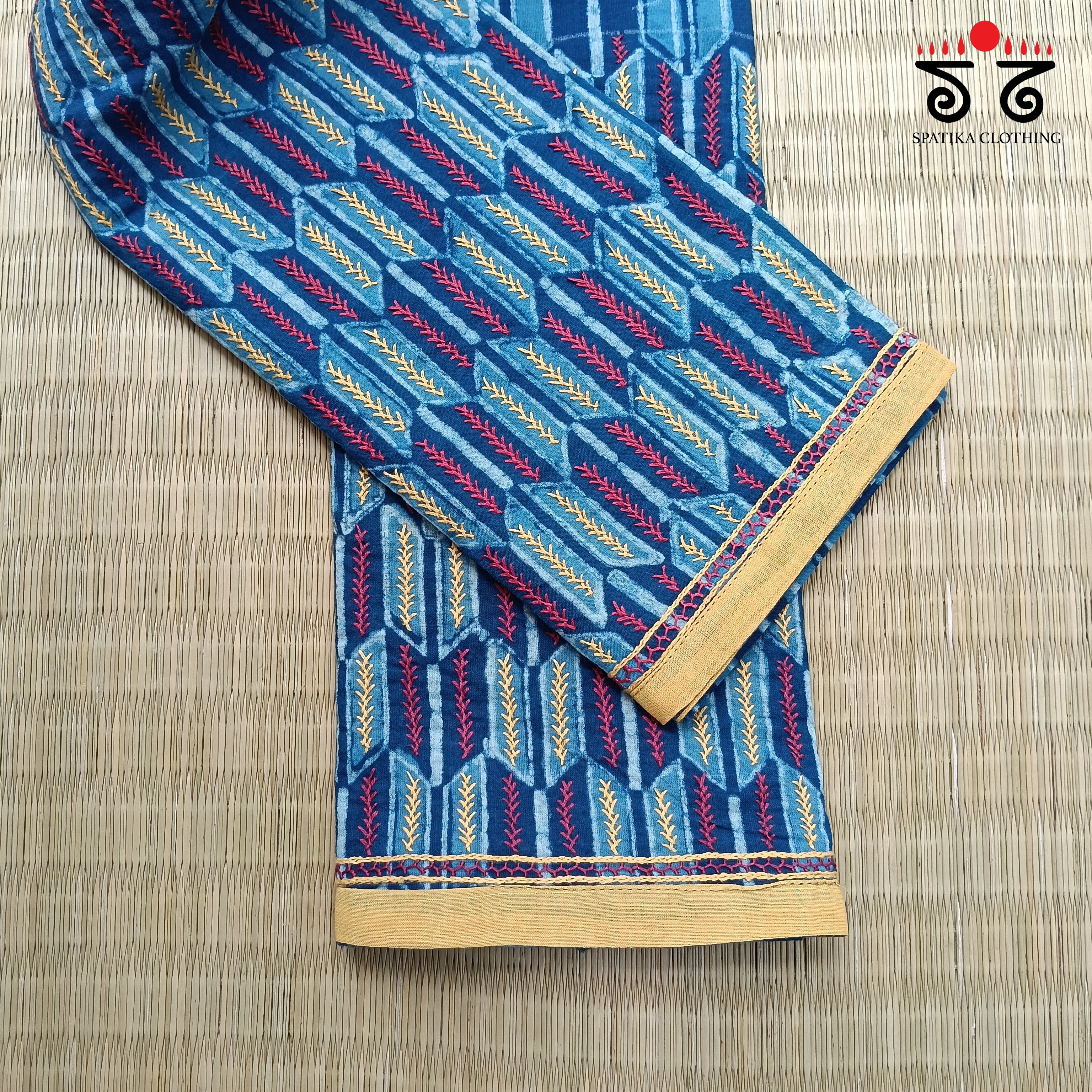 Banjara Hand Embroidered Blouse Fabric