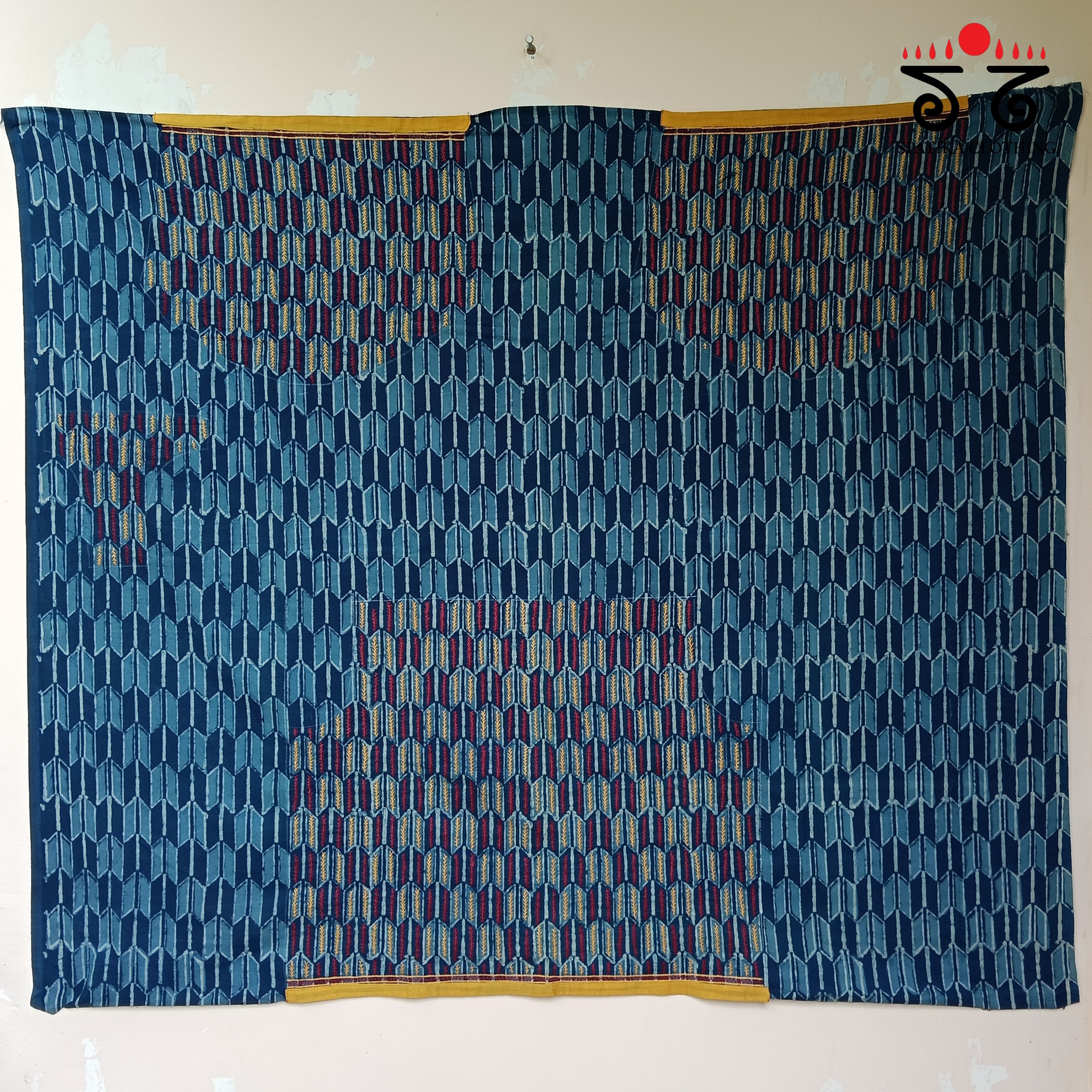 Banjara Hand Embroidered Blouse Fabric
