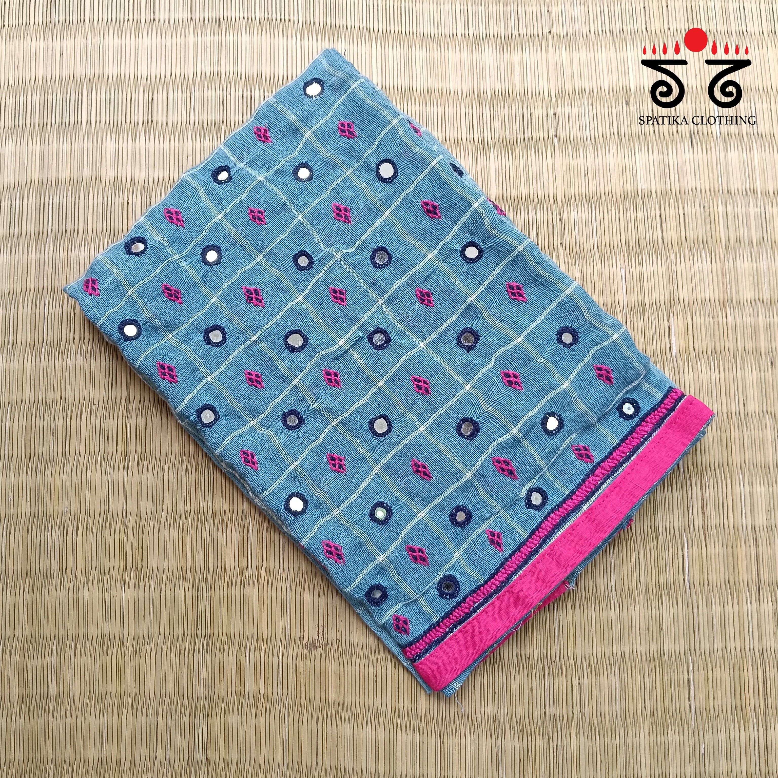 Banjara Hand Embroidered Blouse Fabric