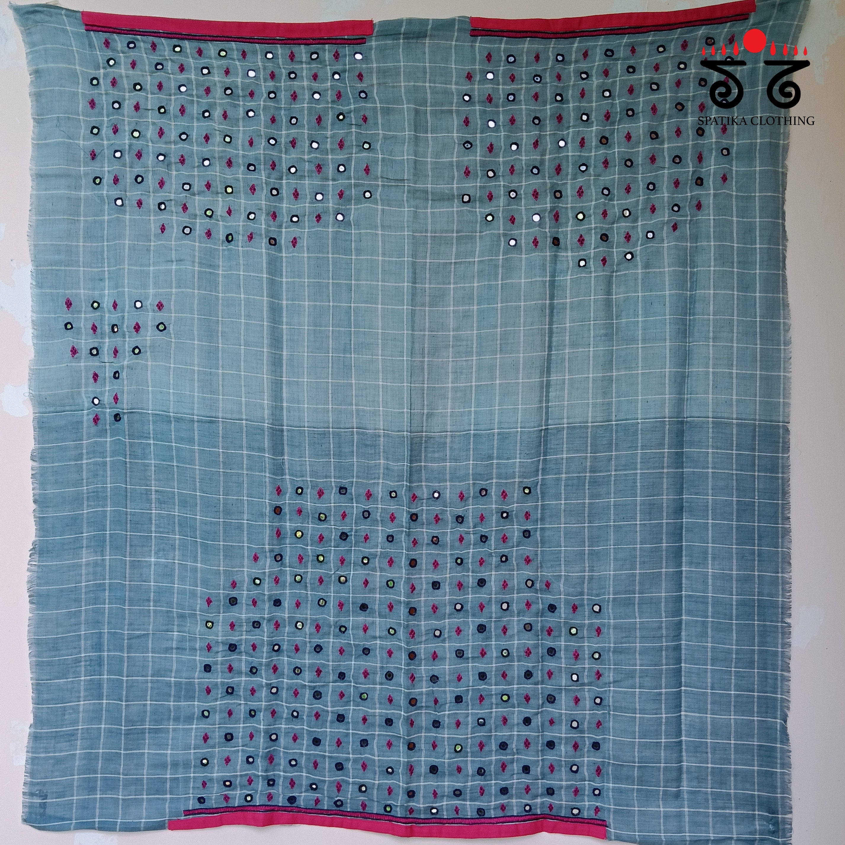 Banjara Hand Embroidered Blouse Fabric