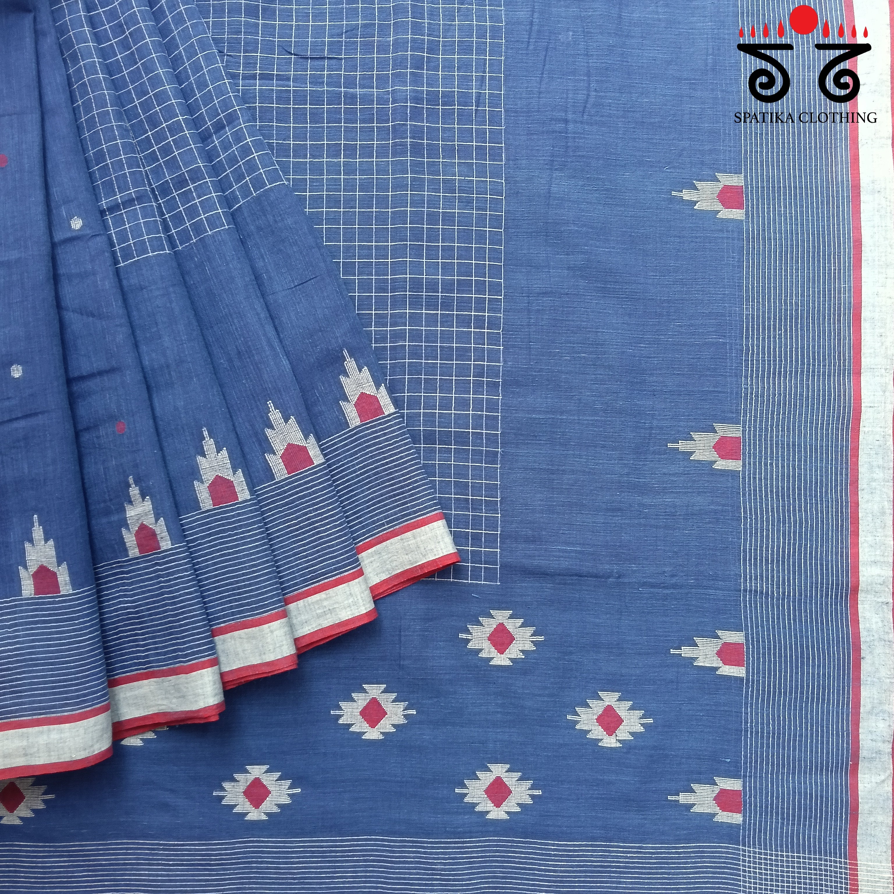 Jamdhani on Bengal Cotton Saree