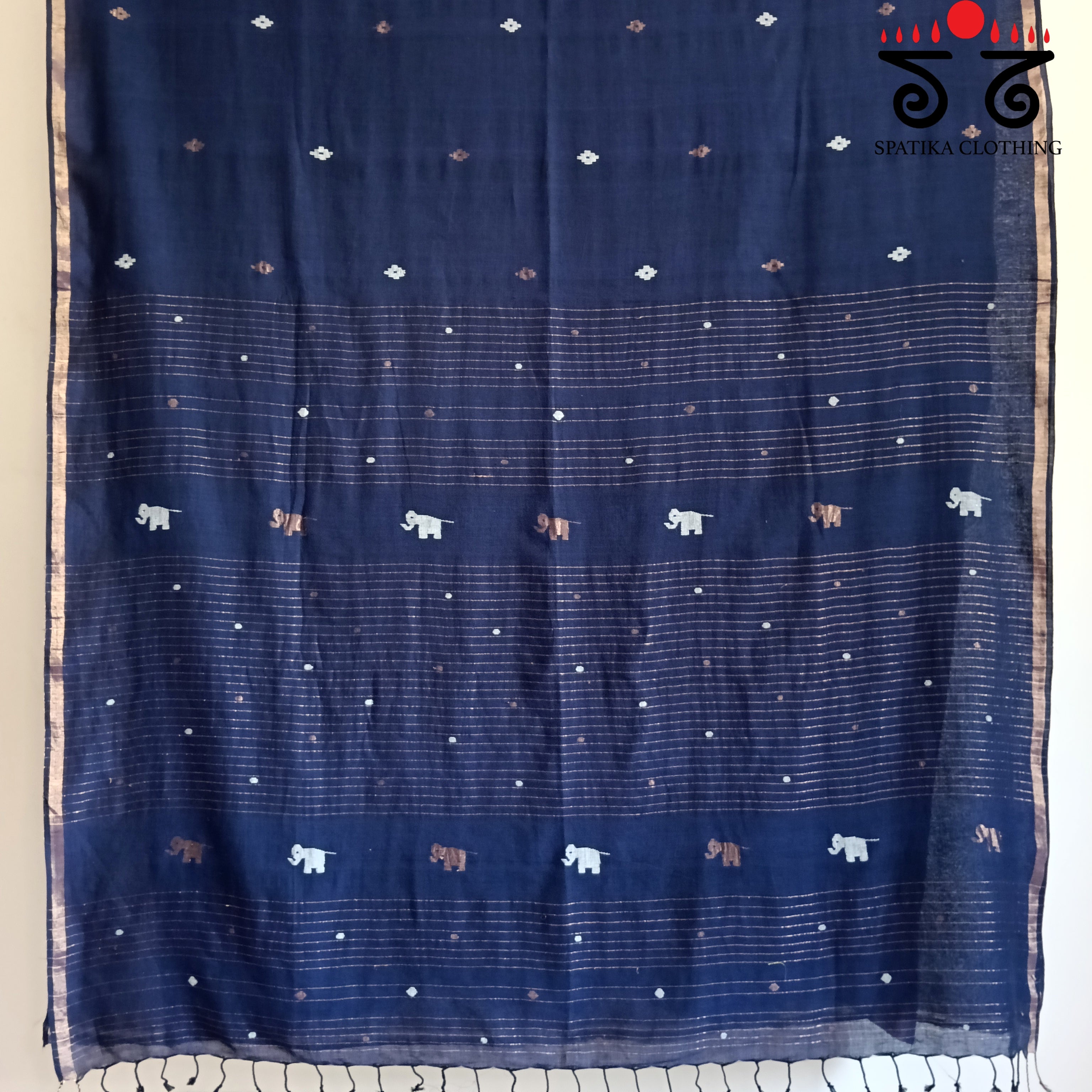Jamdhani on Bengal Cotton Saree