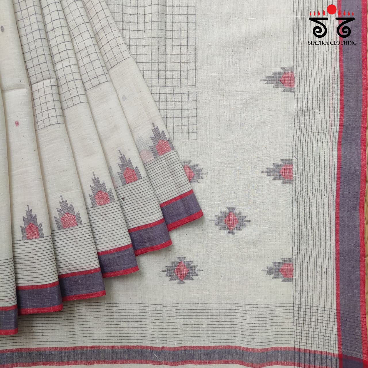 Jamdhani on Bengal Cotton Saree
