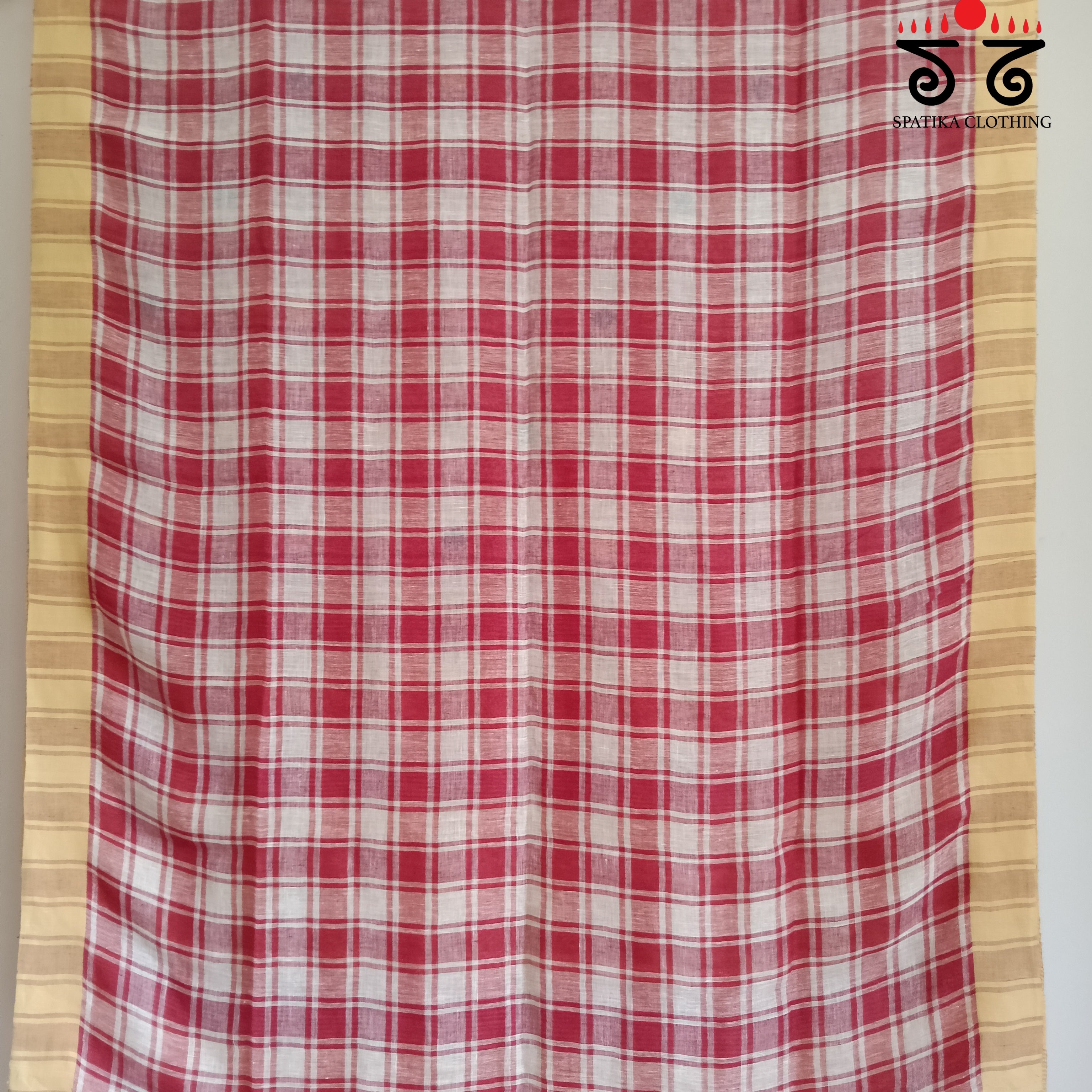 Jamdhani on Linen Cotton Saree