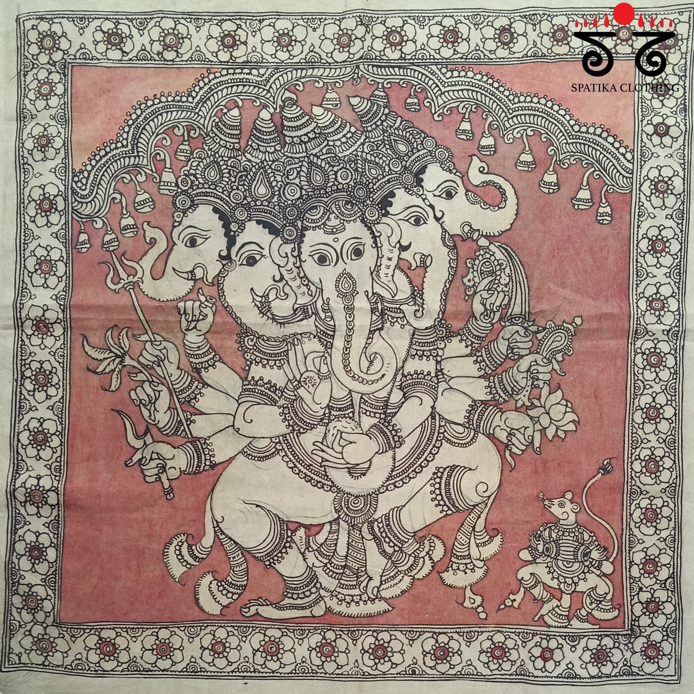 Lord Ganesha- Pen-Kalamkari Painting